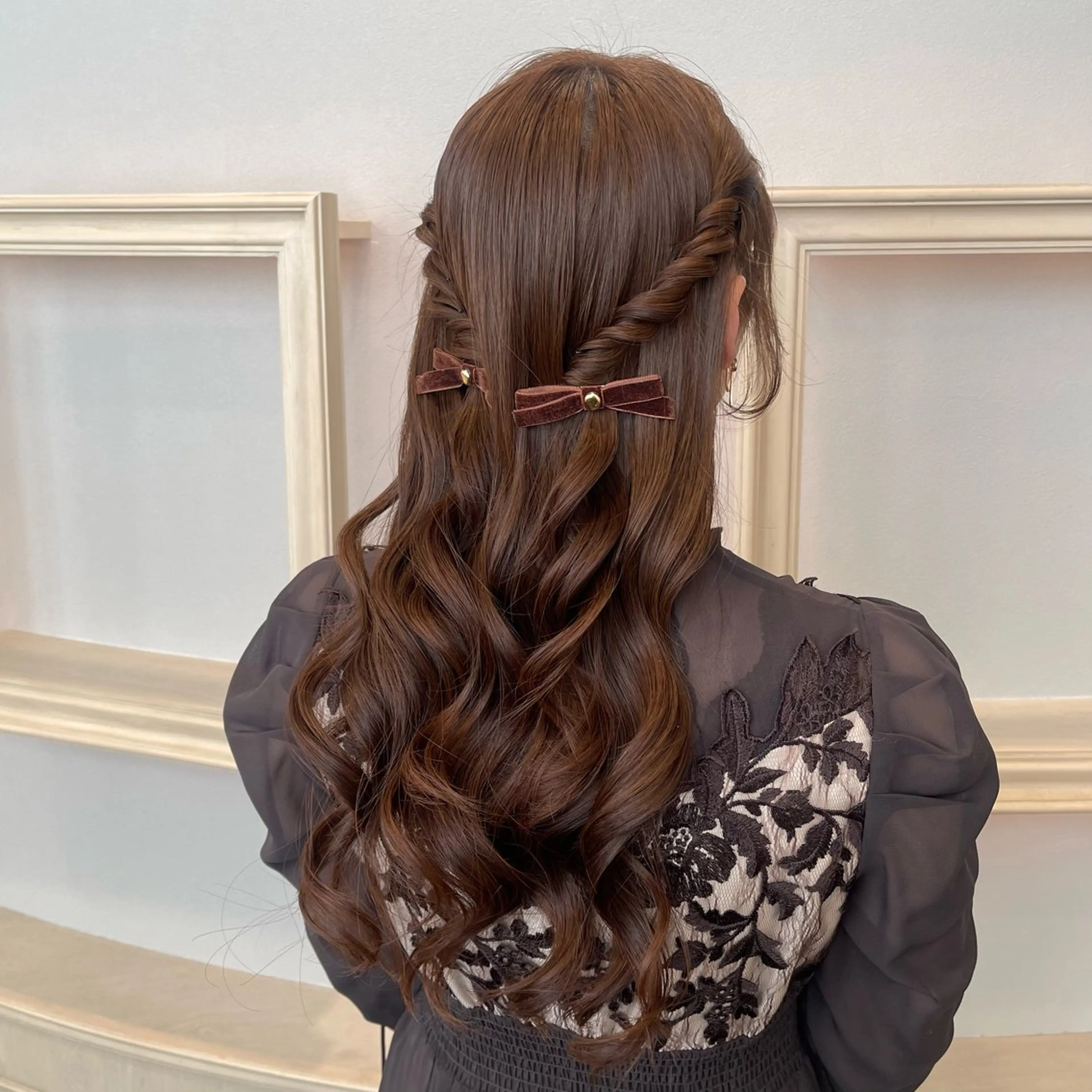 ロング ヘアアレンジ ヘアセット 横浜アレンジ/メンズ カット/yuukaのヘアスタイル