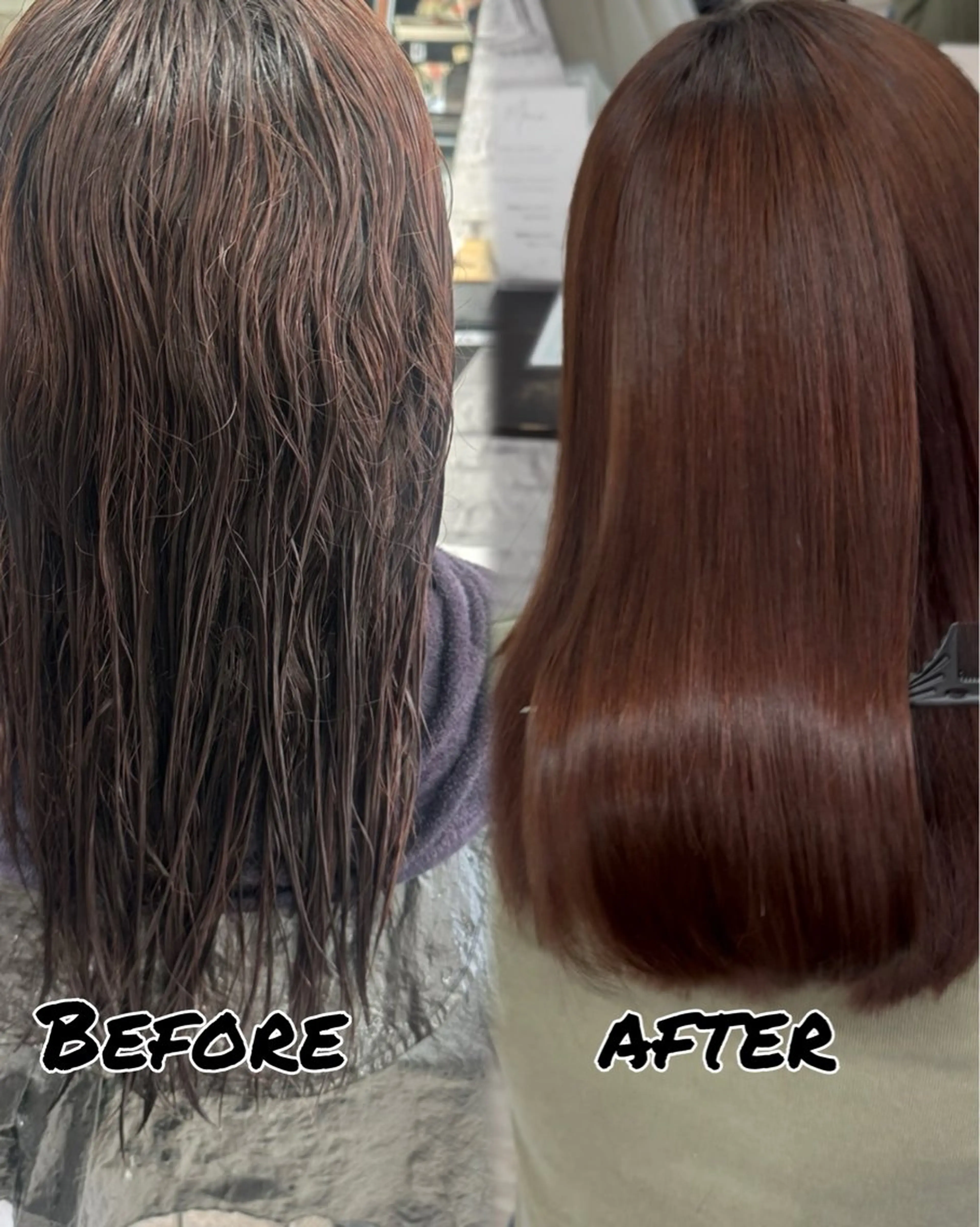 ミディアム 髪質改善　縮毛矯正 Ryuki🦮のヘアスタイル