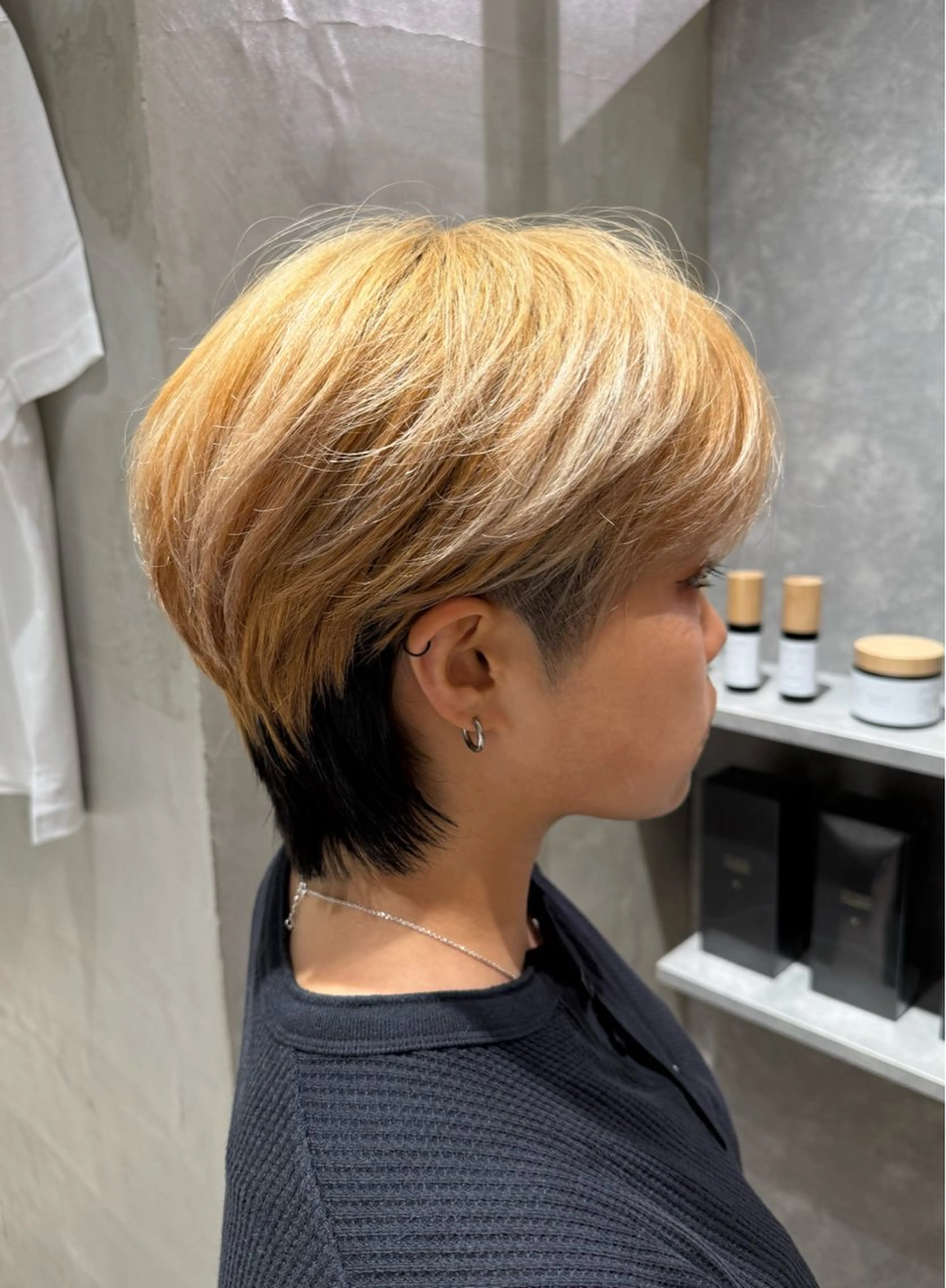 ショート ハンサムショート ショートヘア ウルフカット カットモデル募集 🔥中浜　稜のヘアスタイル