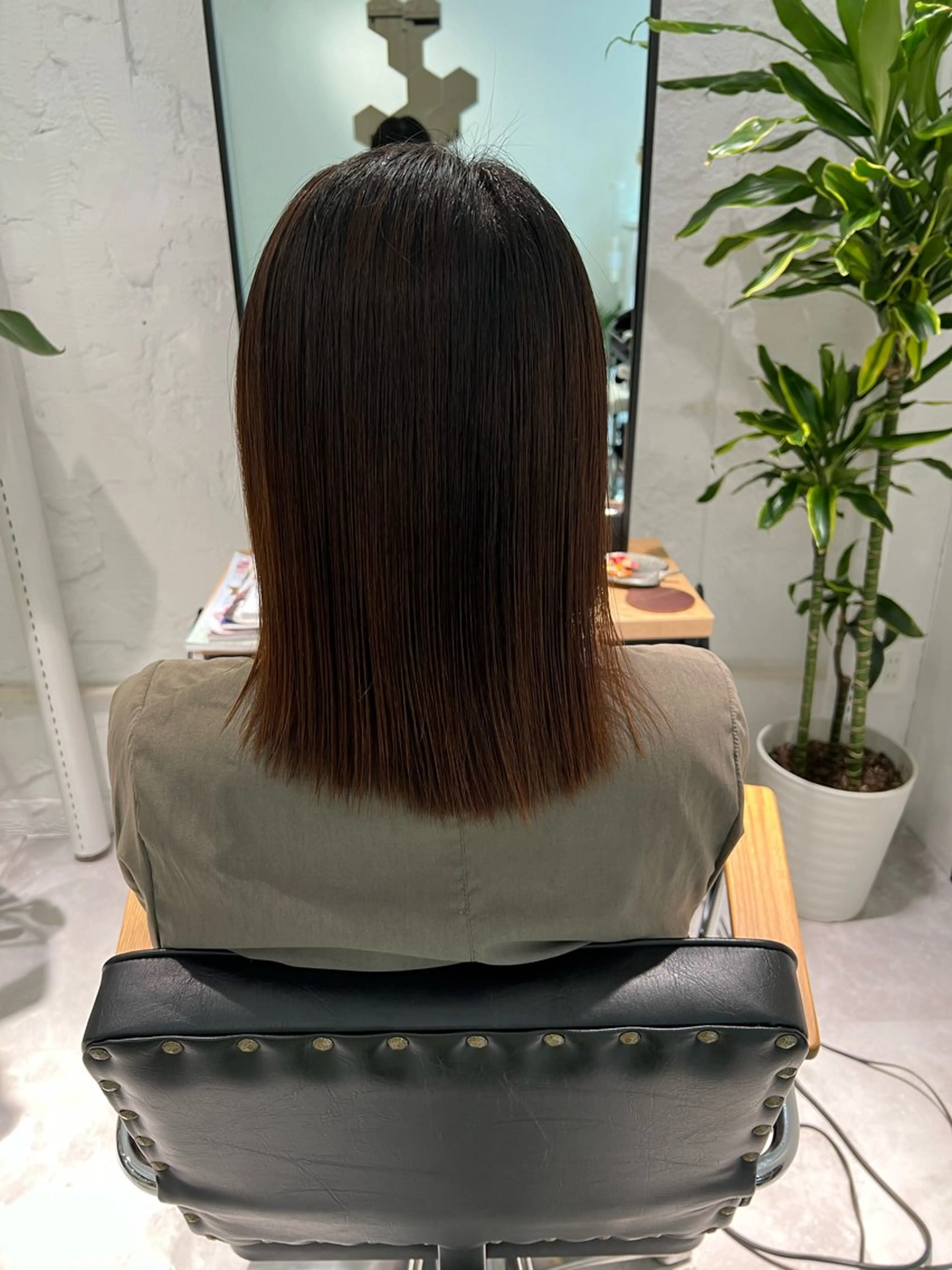 ミディアム 縮毛矯正 「sumi」 AMIのヘアスタイル