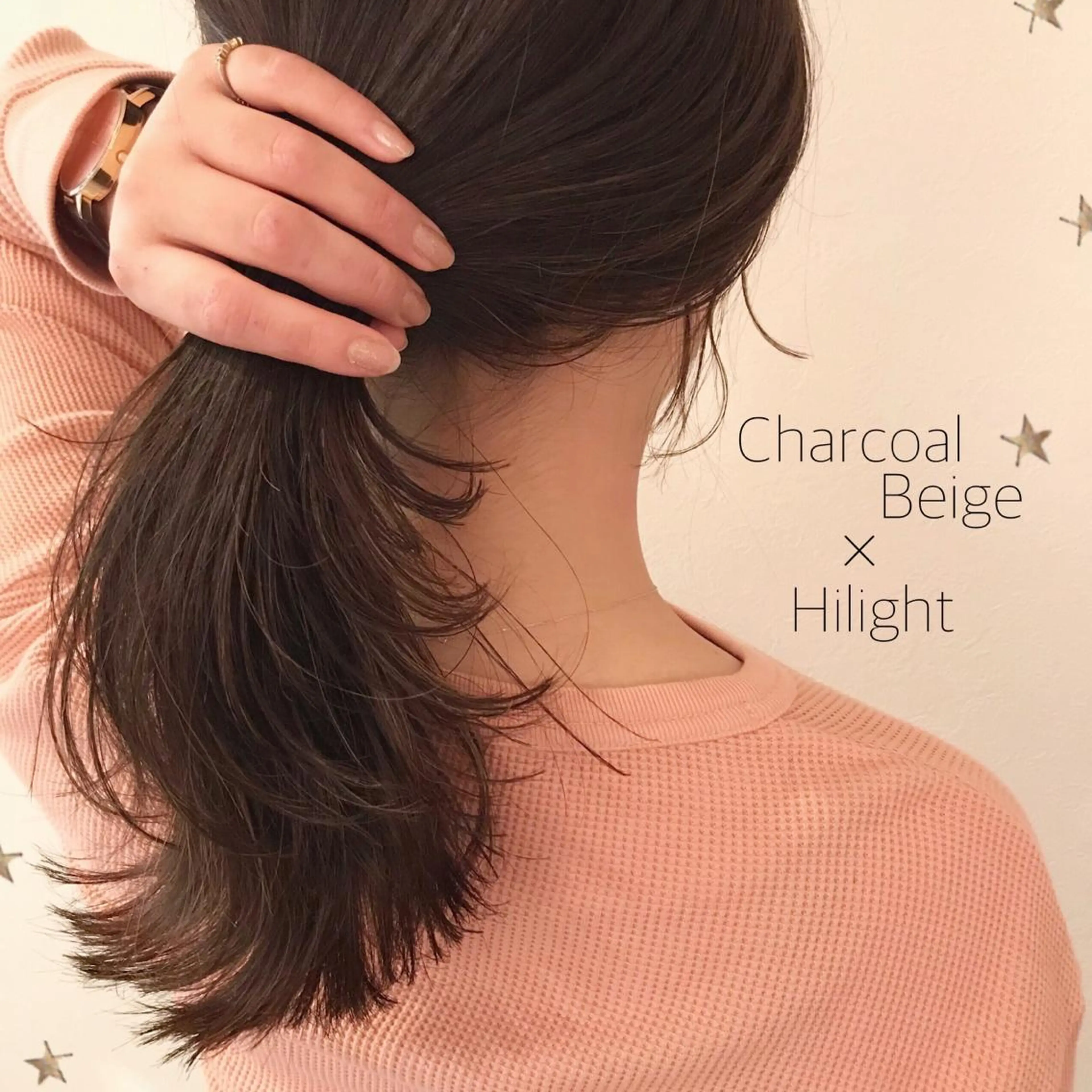 ミディアム カラー 市川 千夏のヘアスタイル