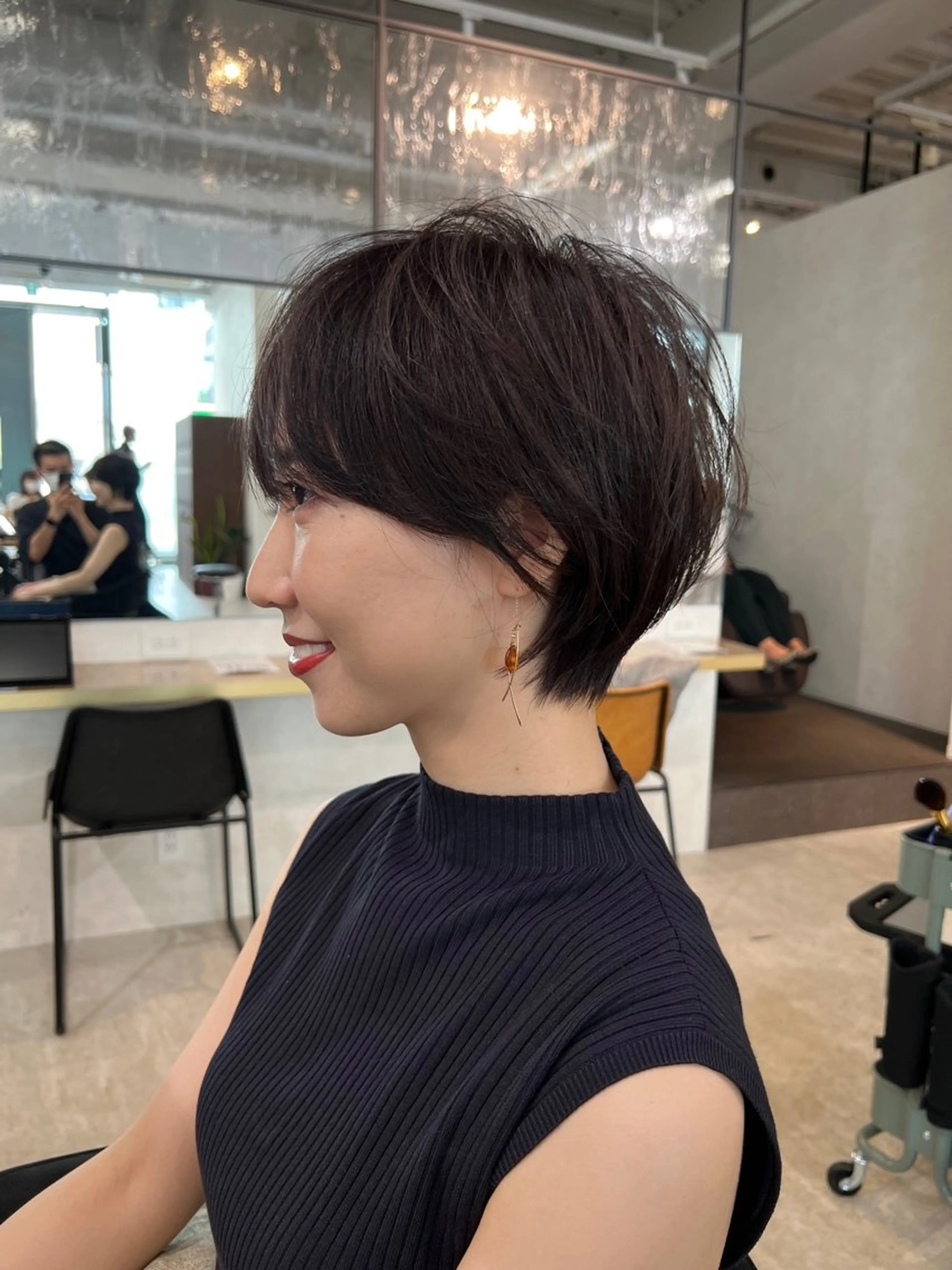 ショート 銀座似合わせショート 広瀬和輝のヘアスタイル