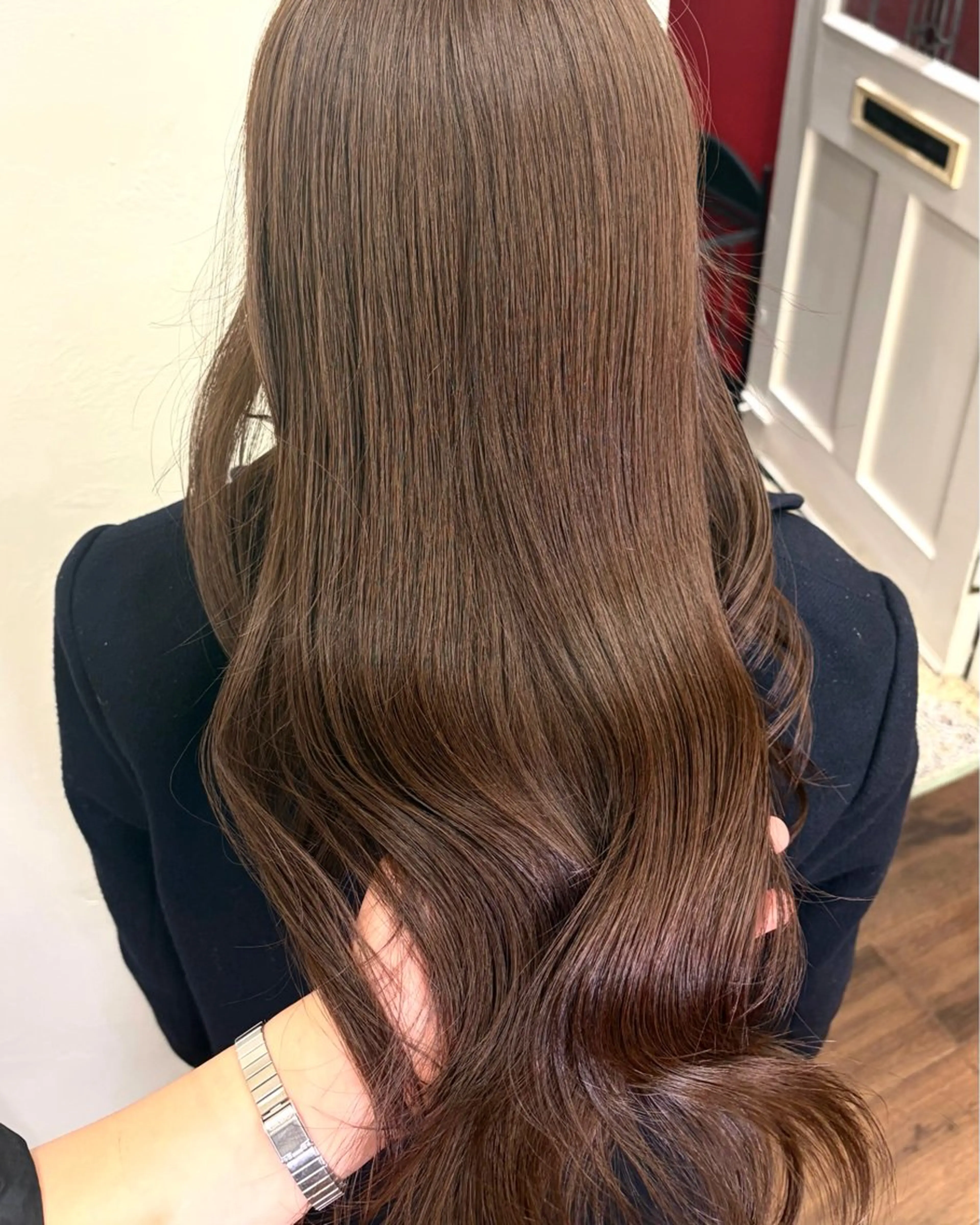 ロング カラー ブラウンカラー トリートメント ヘアカラー トリートメント ツヤ髪✨髪質改善 渋谷/原宿 ｻﾜのヘアスタイル