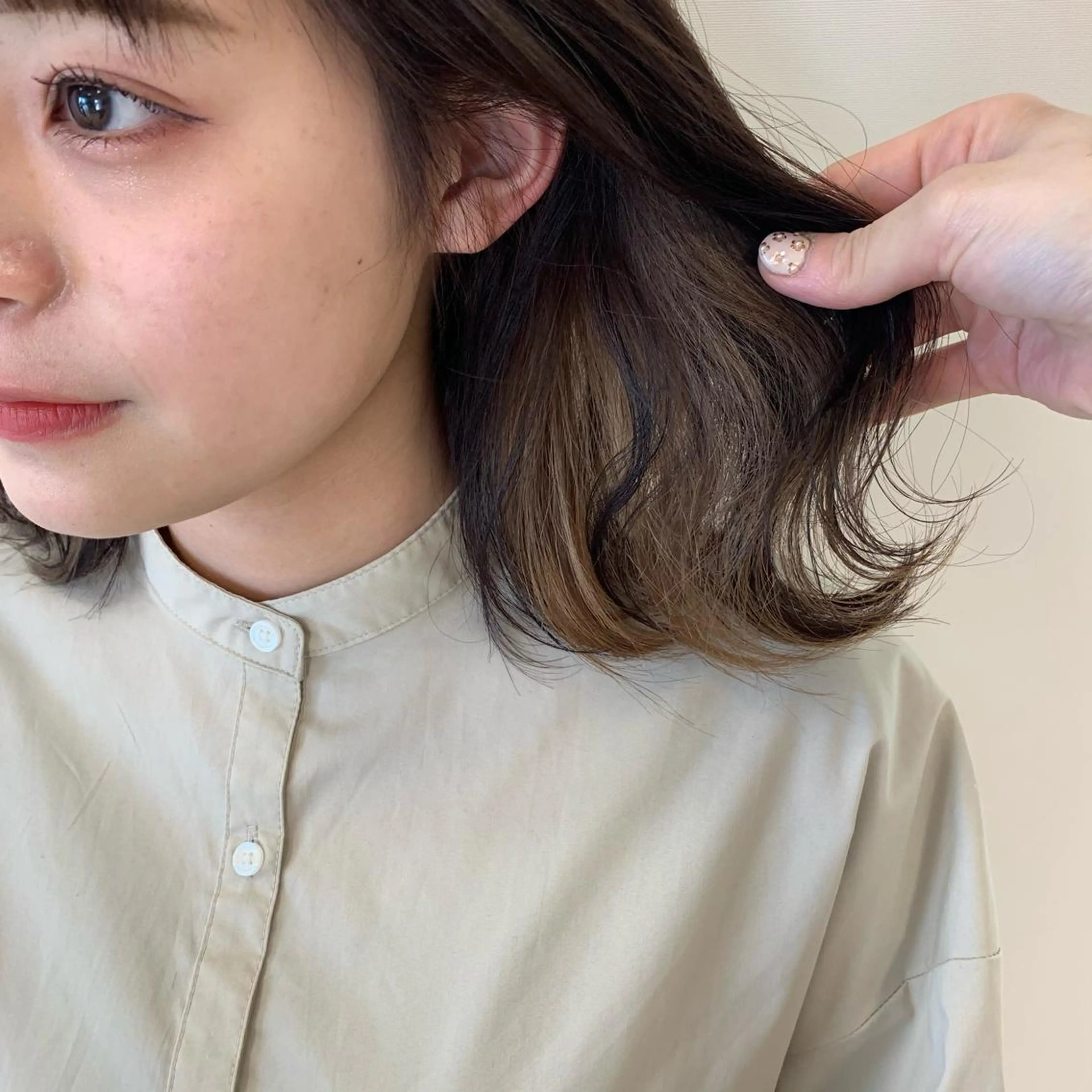 ミディアム カラー 暖色専門美容師🎀 お客様満足度◎のヘアスタイル