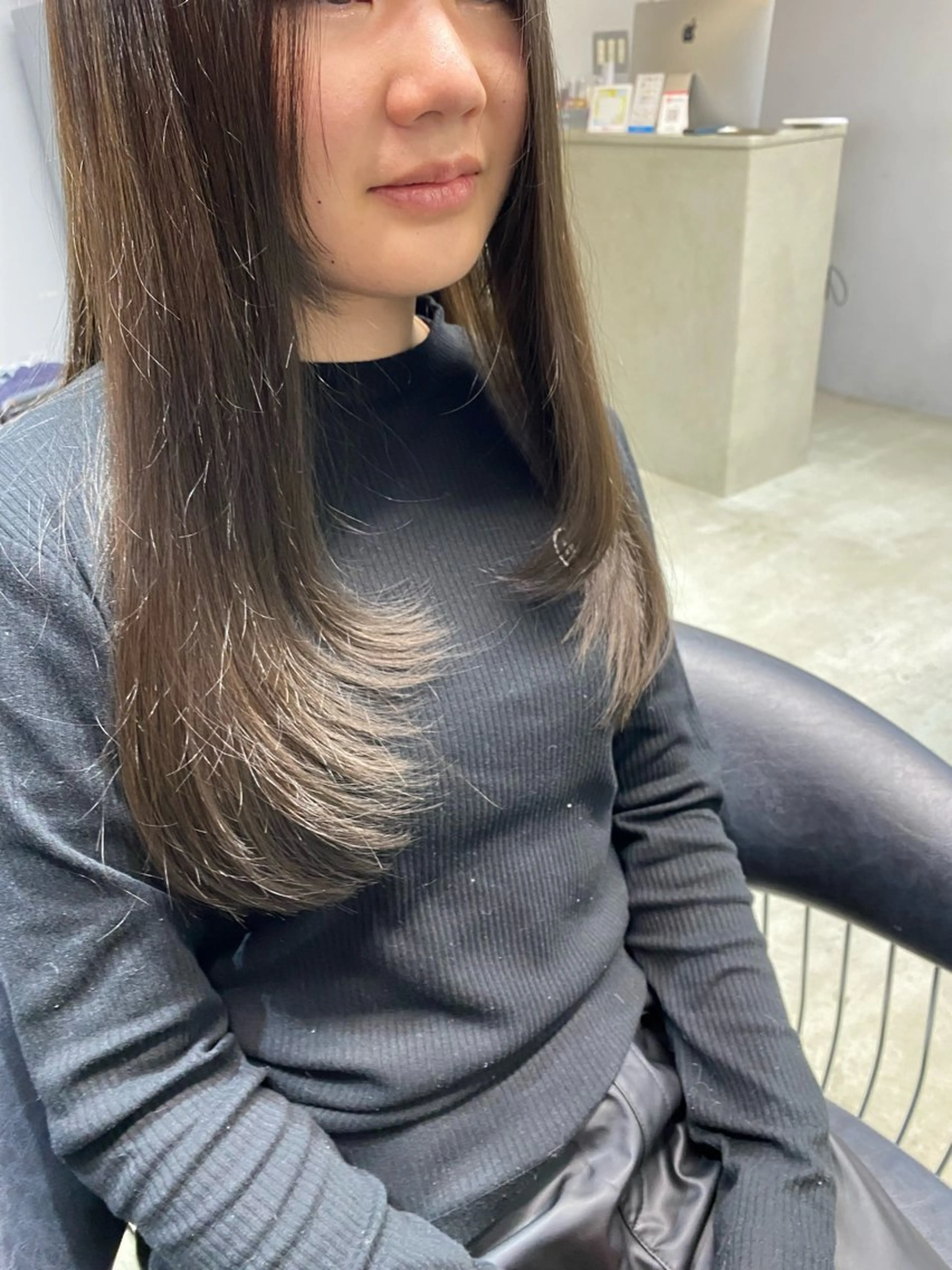 セミロング カラー トリートメント カット ヘアカラー トリートメント etora渋谷店所属・レイヤー×髪質改善✨ 渋谷/佐藤侑哉のヘアスタイル