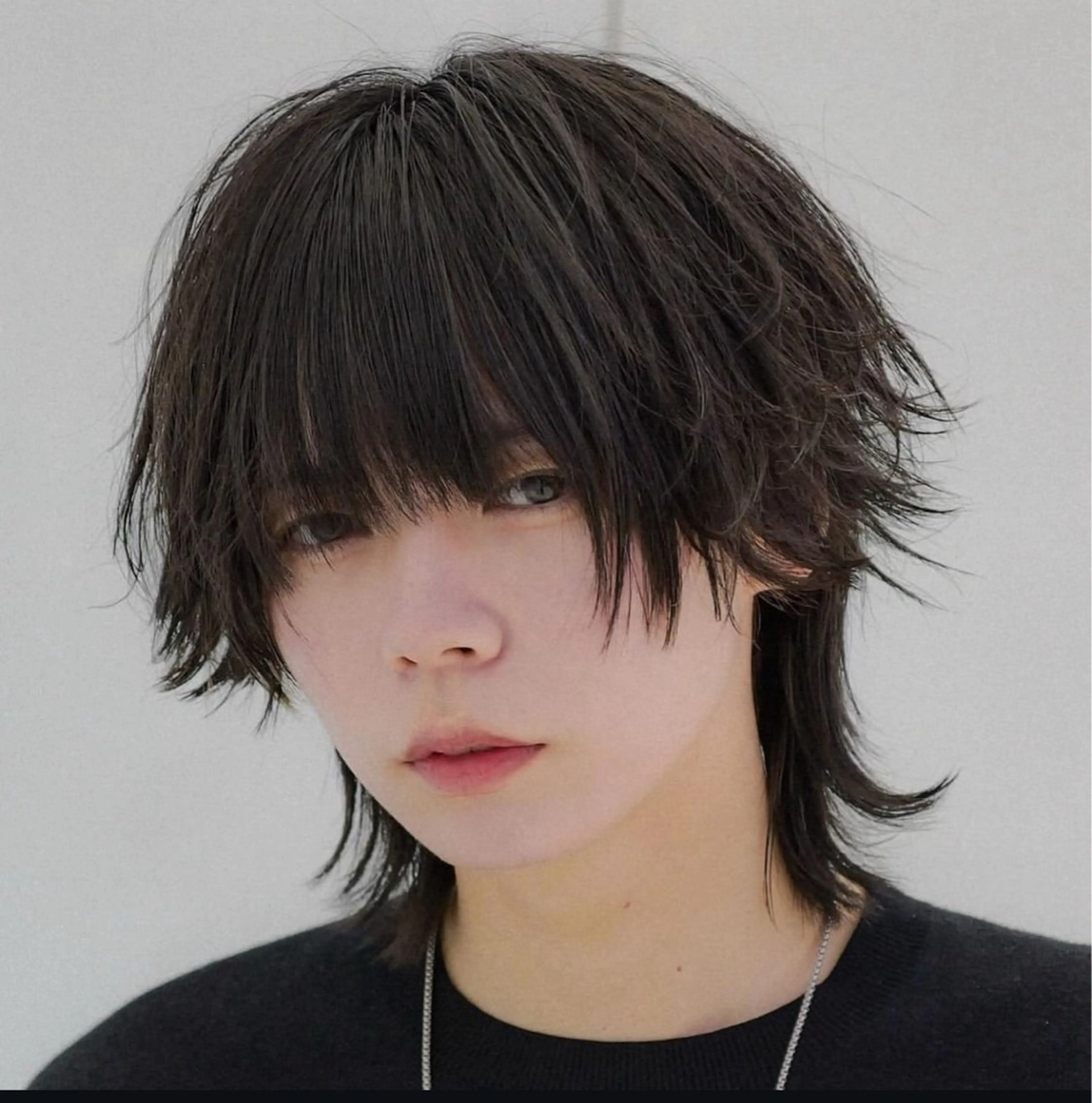 ミディアム カラー パーマ メンズ カット ヘアセット メンズパーマ特化 🔥韓国ヘア職人🔥のヘアスタイル