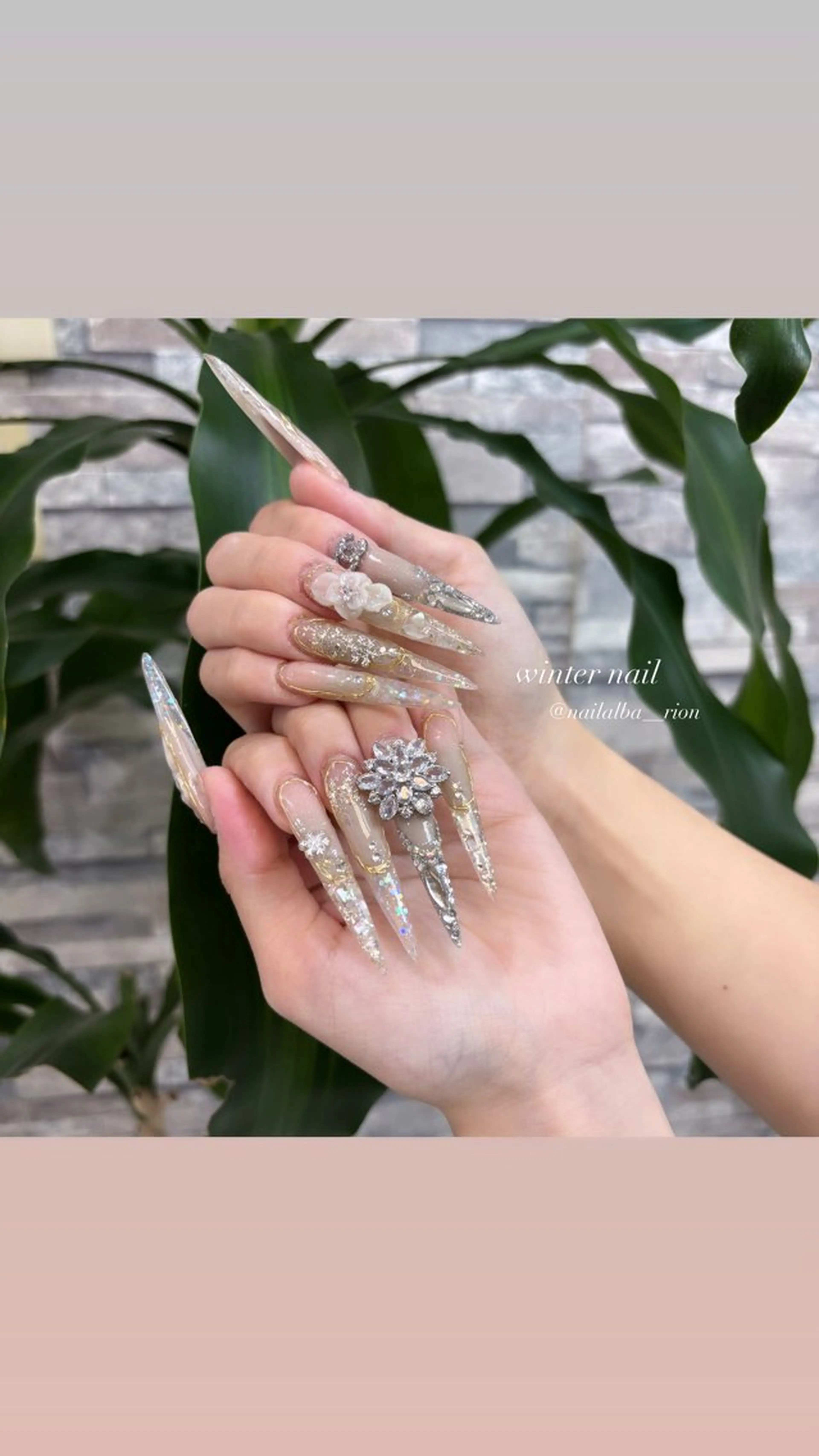 ネイル 加納 莉音のネイルデザイン