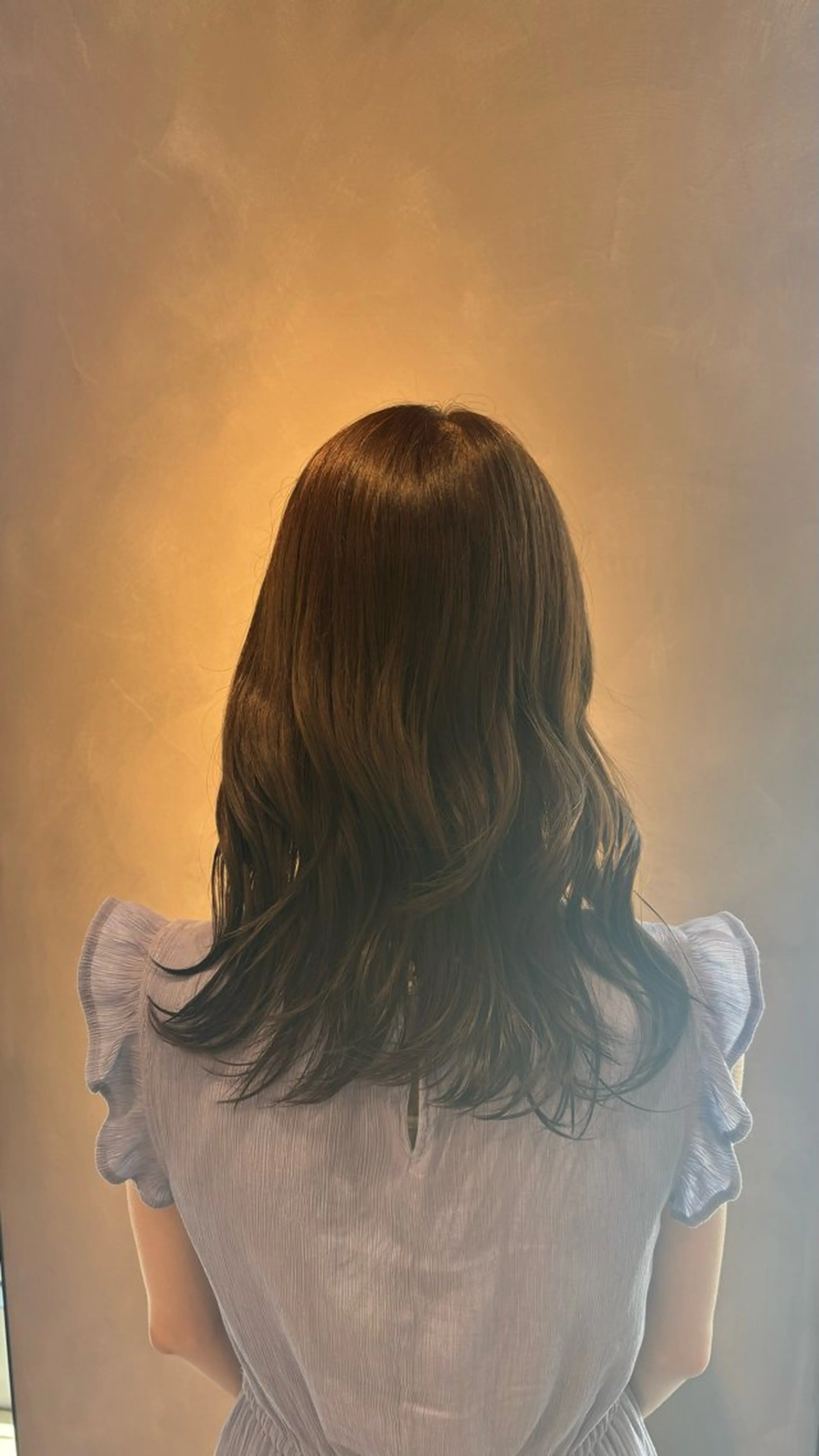 セミロング 唐澤 碧のヘアスタイル