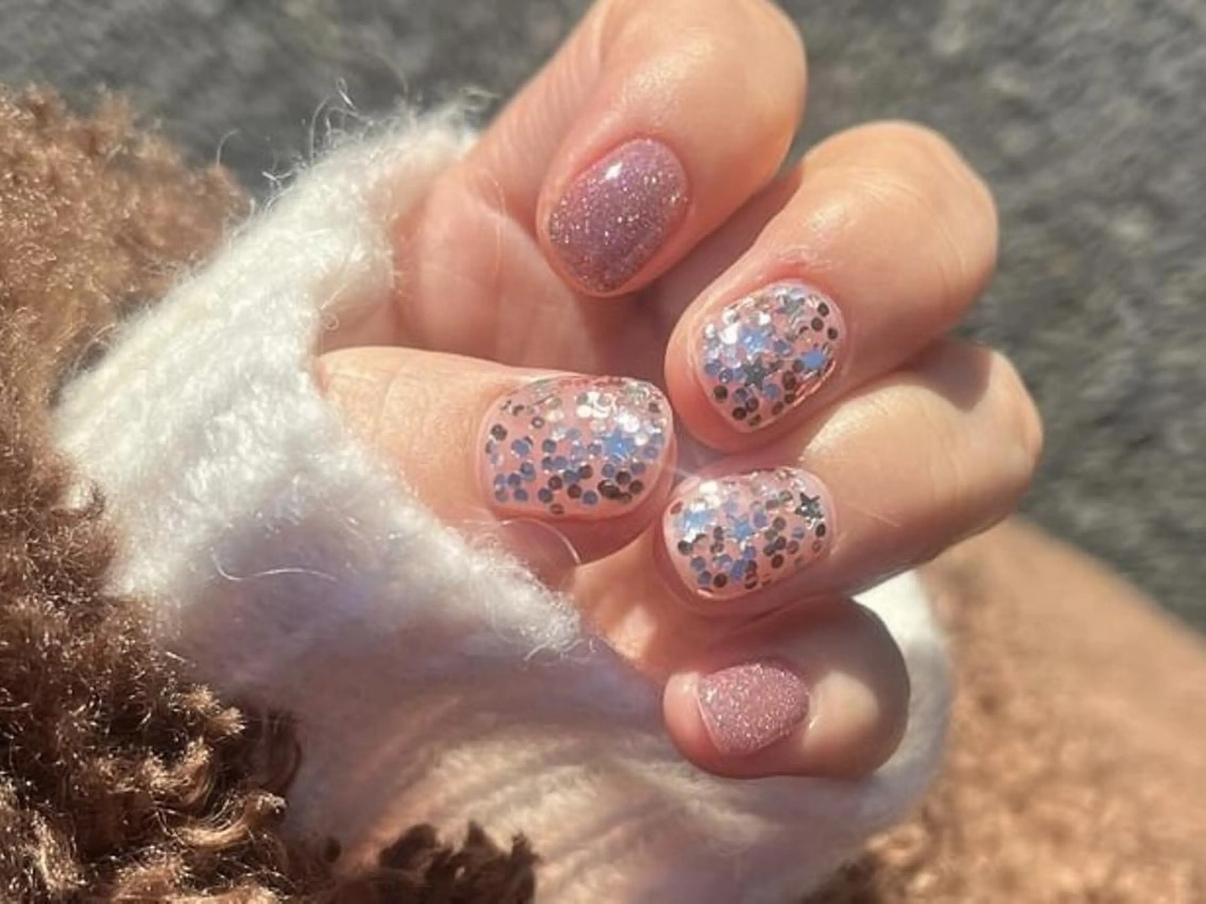 ネイル アートネイル 持ち込み ki🍒🍒 ki ツルツルネイルのネイルデザイン