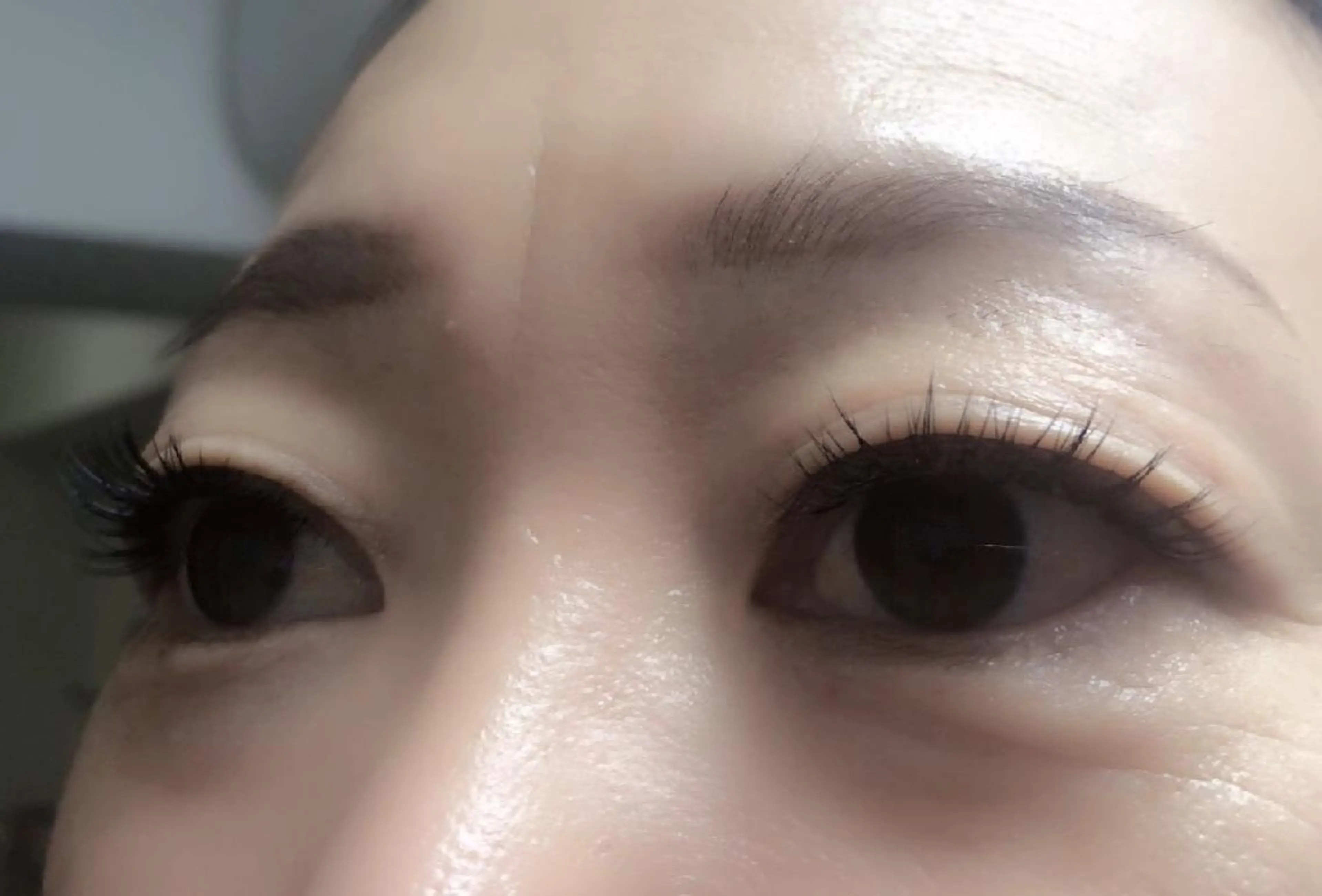 マツエク・マツパ 付け放題 キュート フラットラッシュ 下まつげエクステ 一重×まつ毛パーマ 吉岡 ゆうなのマツエク・マツパデザイン