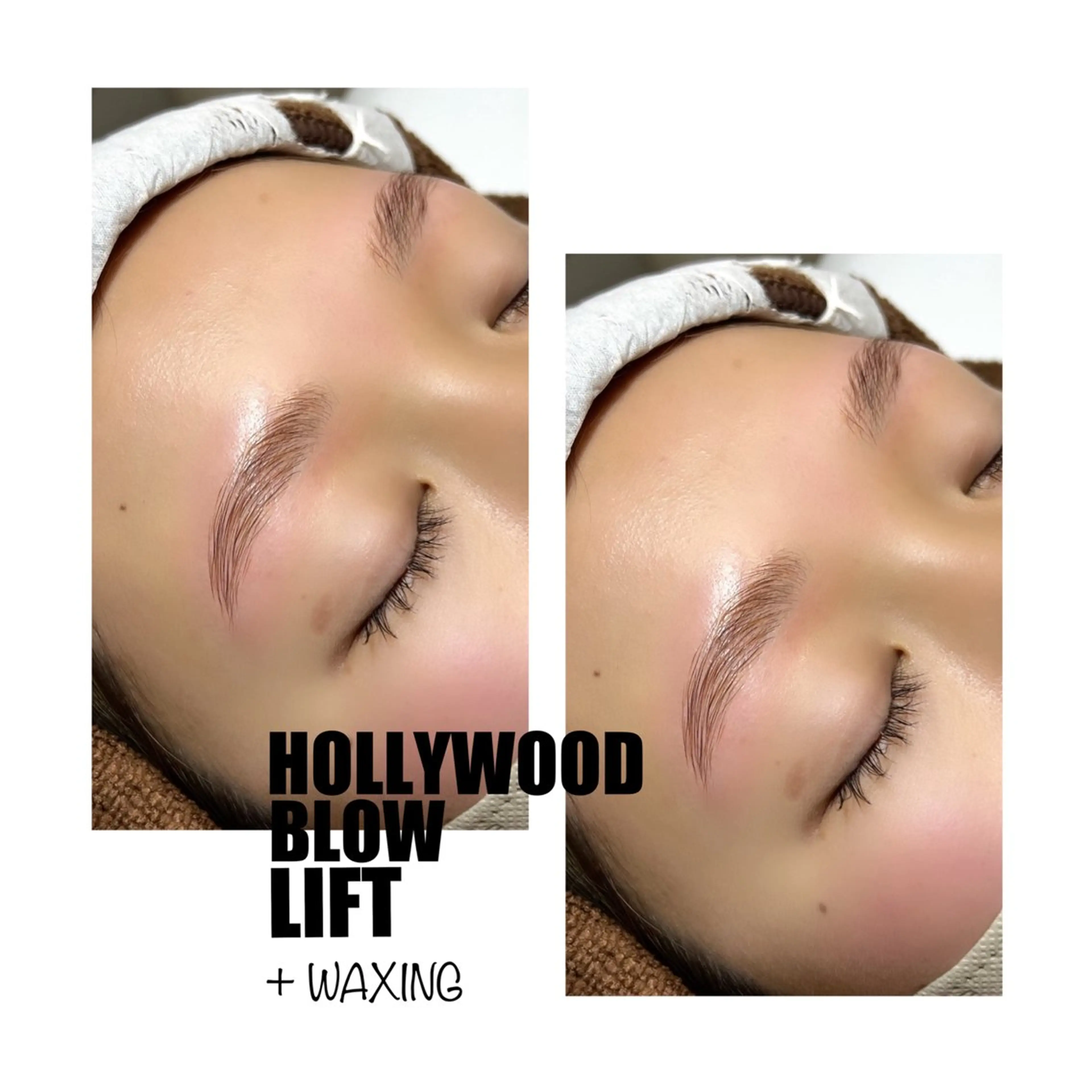 アイブロウ ハリウッドブロウリフト 眉毛ワックス脱毛 ワックス脱毛 その他(アイブロウ) le'a first Mikakoのマツエク・マツパデザイン