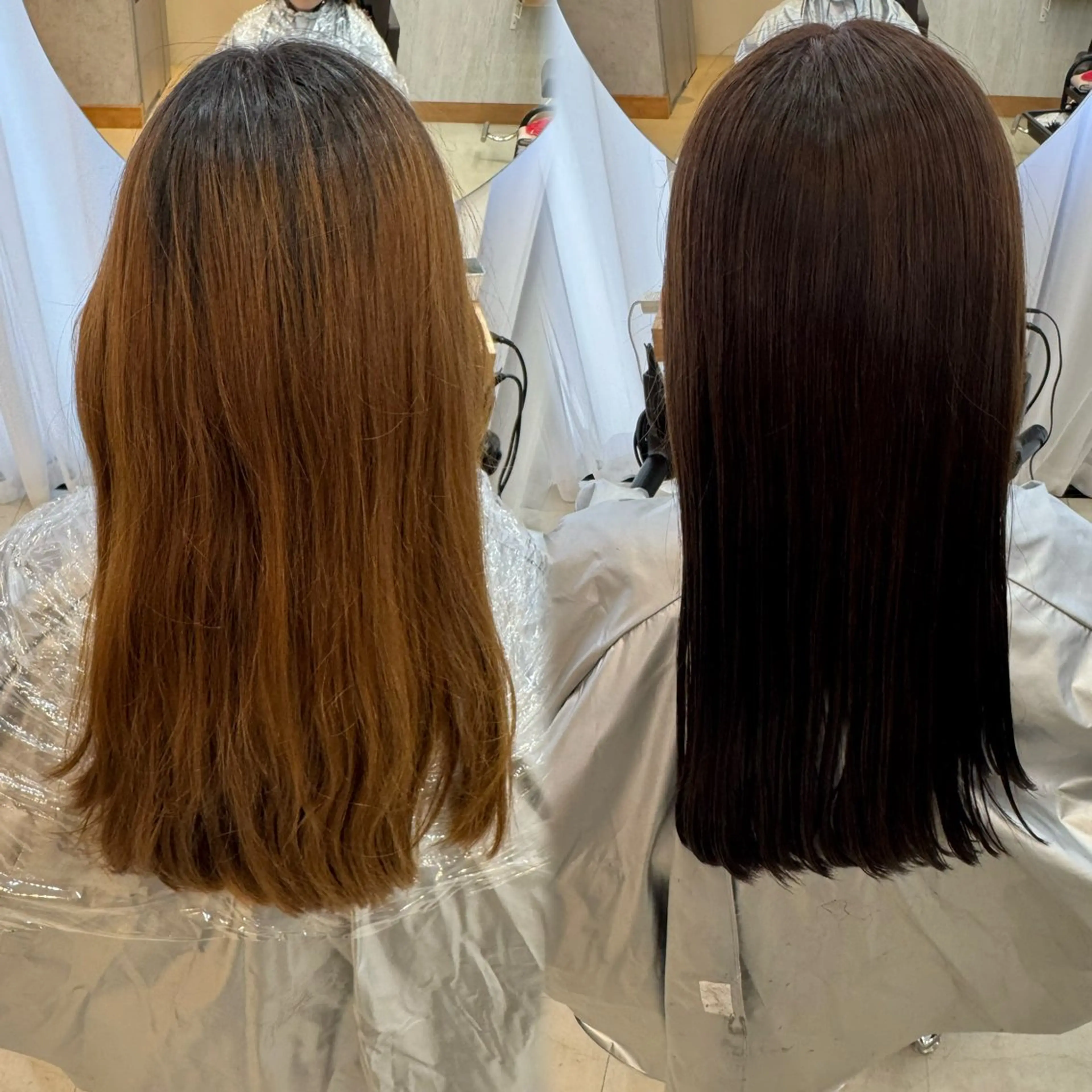 セミロング Agu hair 粉河のヘアスタイル