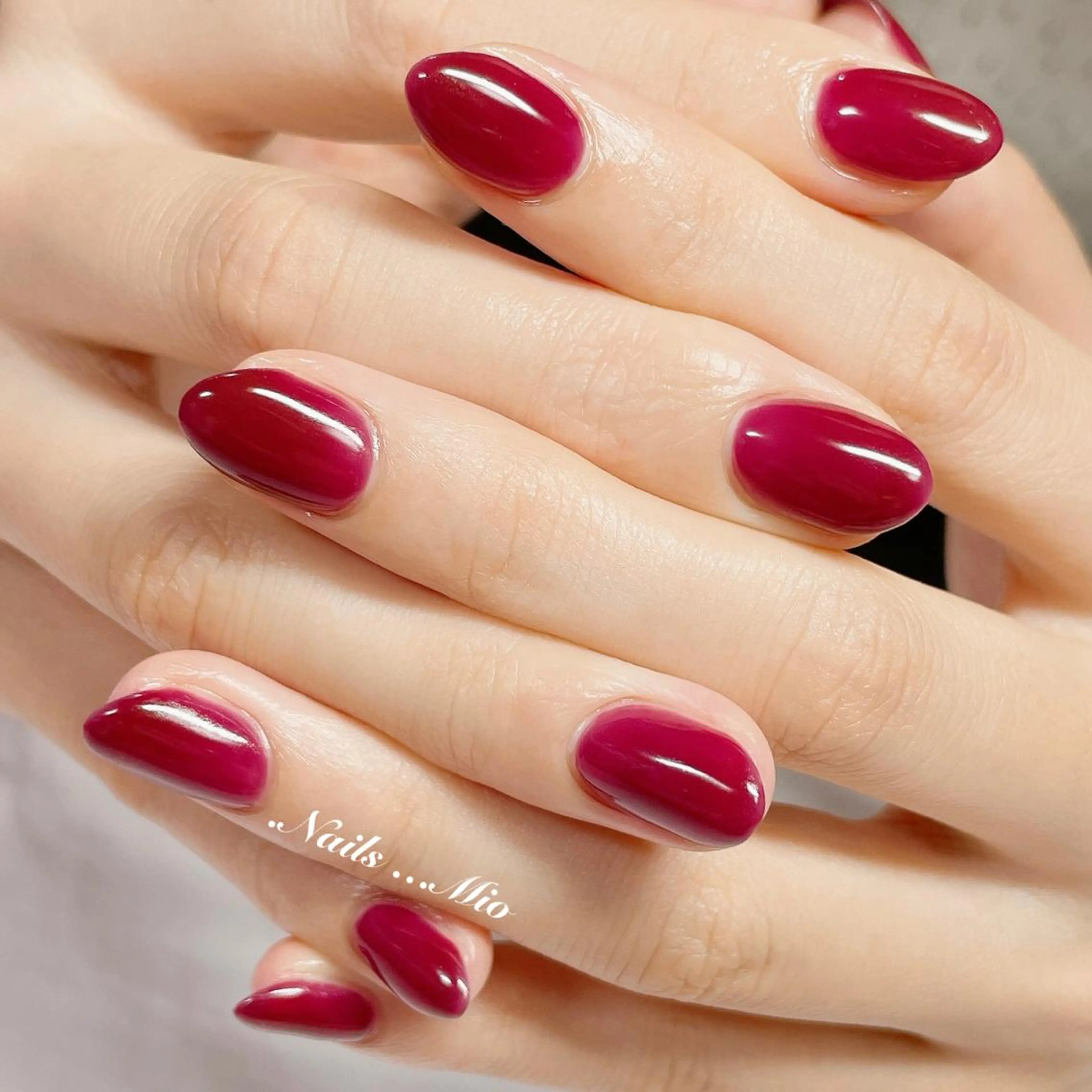 ネイル ワンカラーネイル .Nails Mio 赤羽西ネイルサロンのネイルデザイン