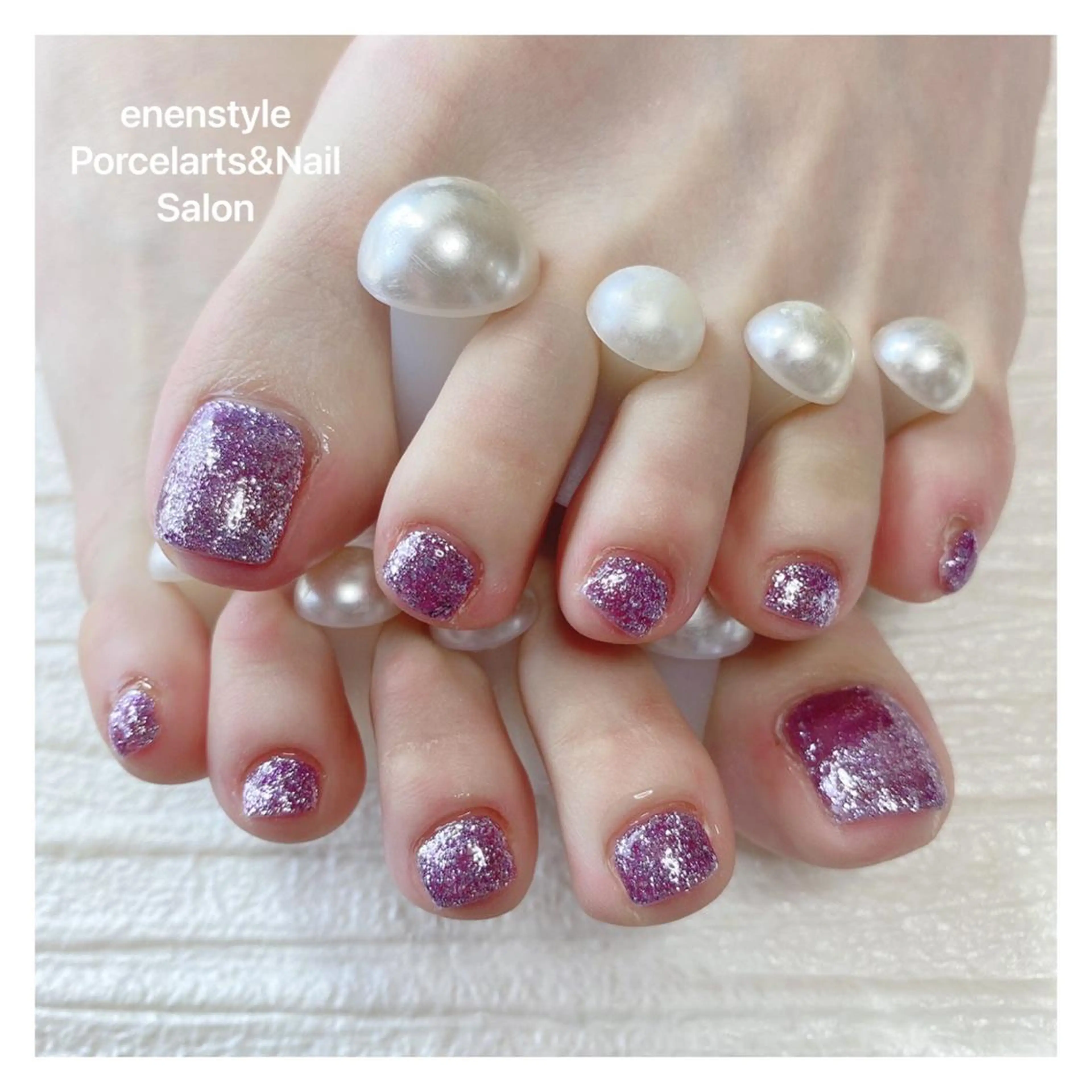 ショート ネイル ハンドネイル フットネイル 👑enen style👑のネイルデザイン