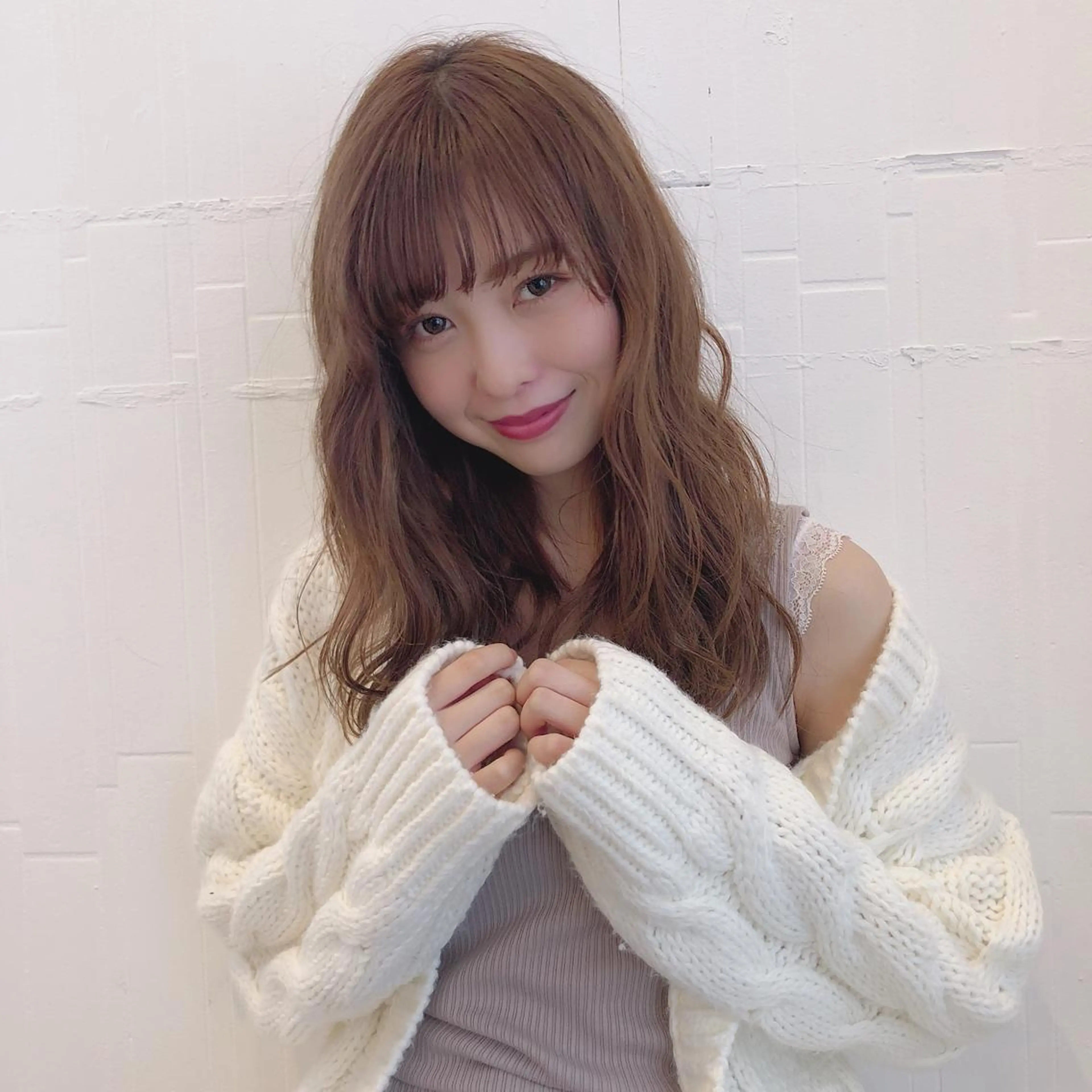 ロング カラー パーマ 店長/mao/ 前髪/顔周りカットのヘアスタイル