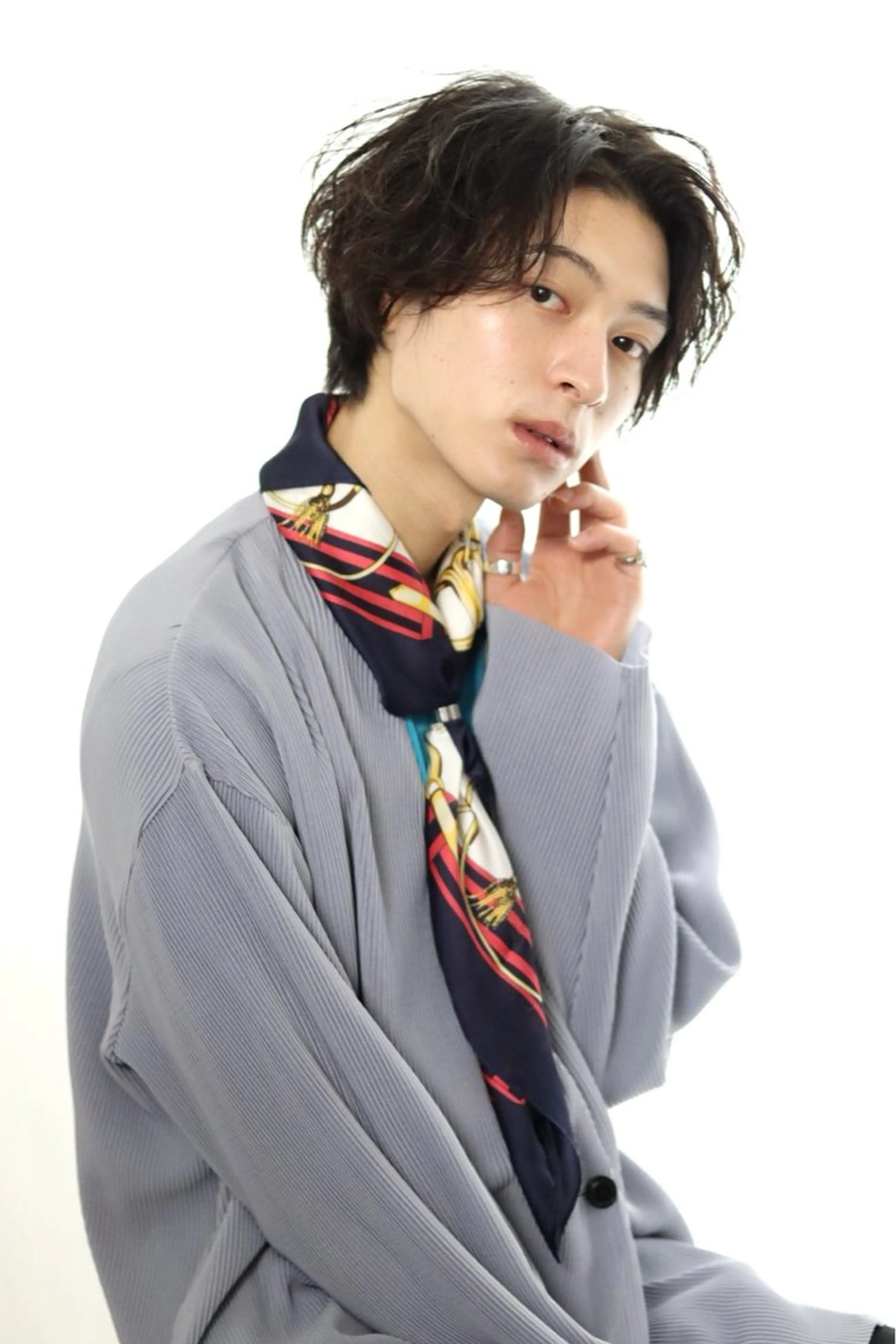 ショート パーマ メンズ [渋谷美容師] 玲弥のヘアスタイル