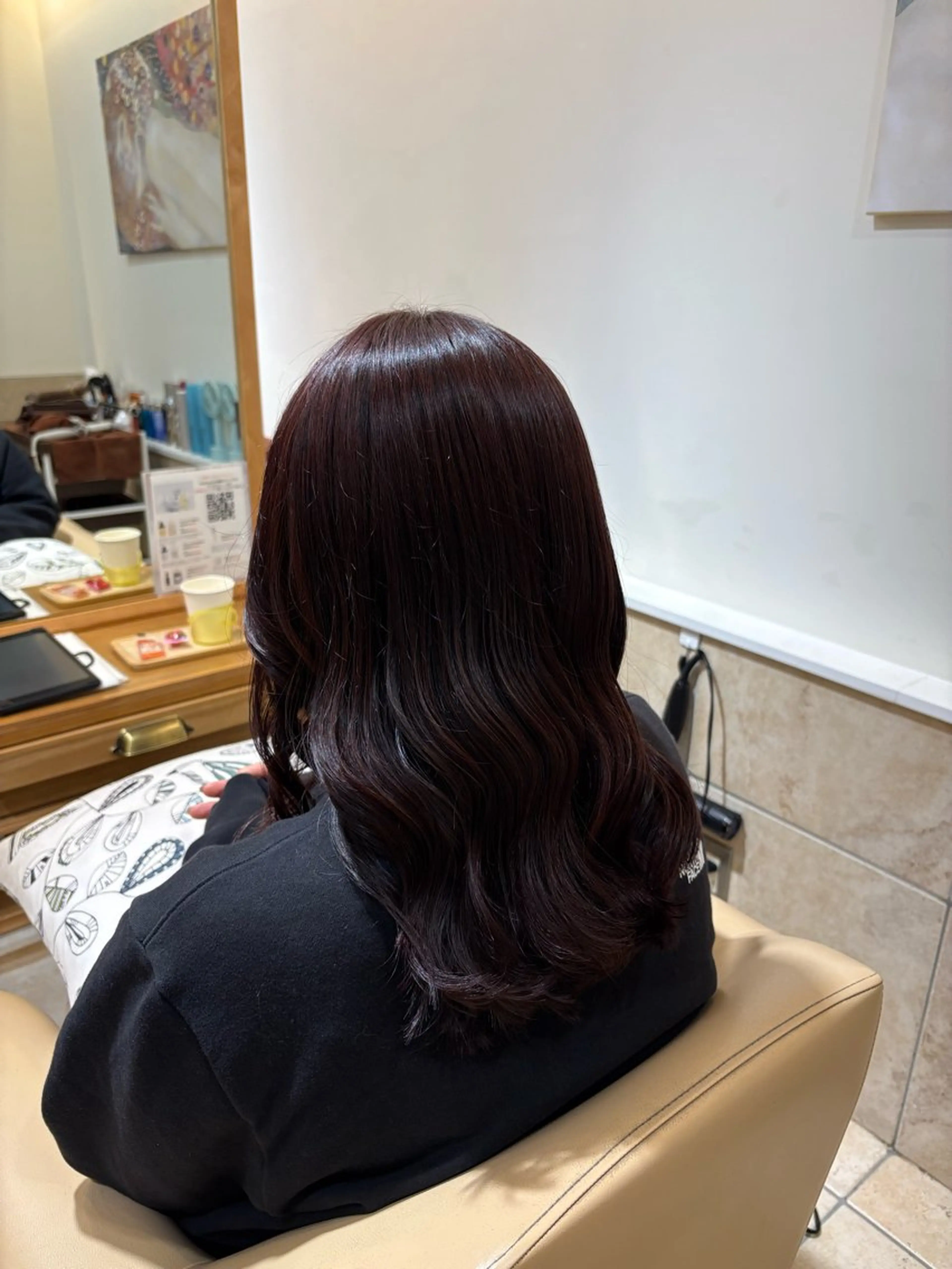 カラー ブラウンカラー ラベンダーカラー サクラバ ララネのヘアスタイル