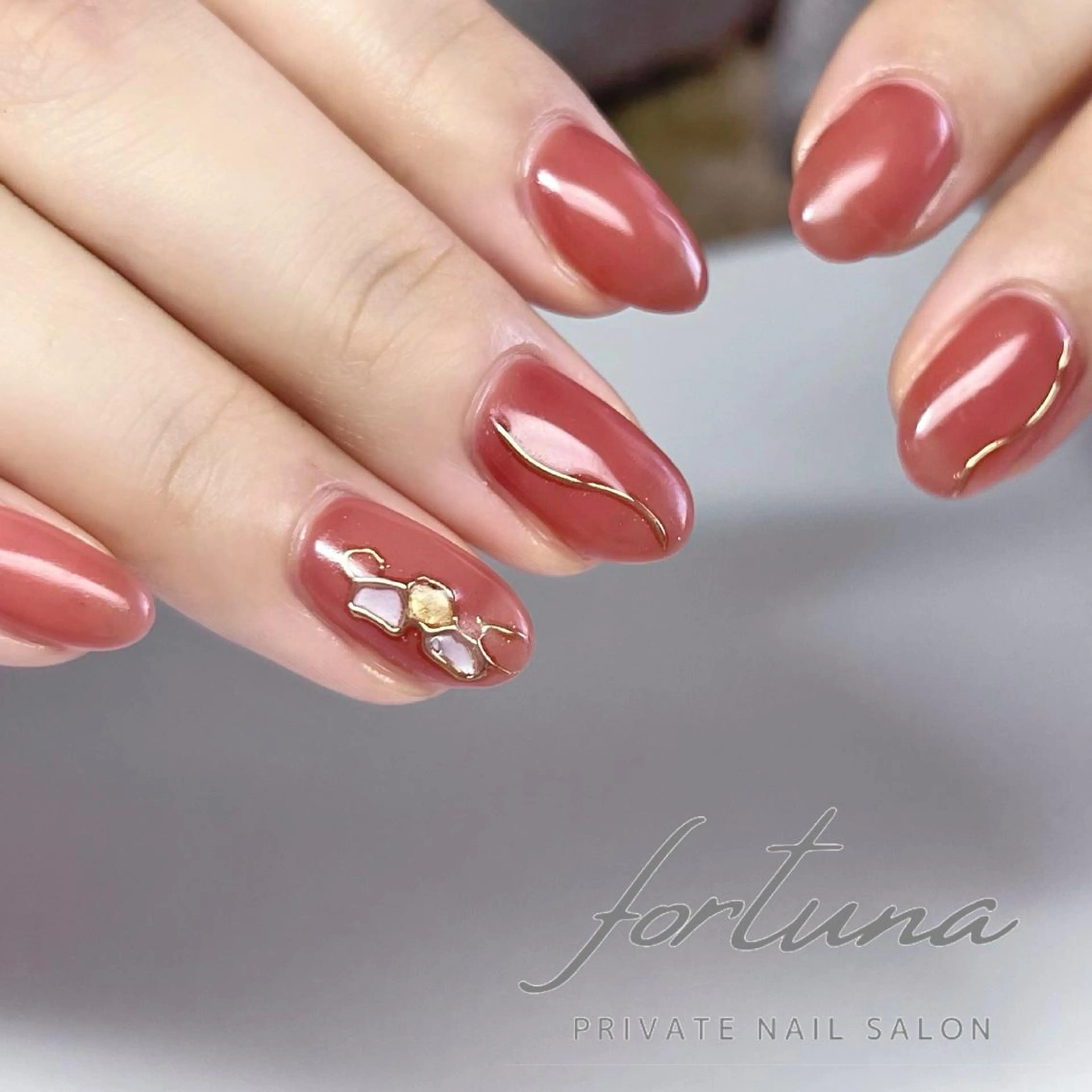 ネイル ハンドネイル fortuna 武藤裕美のネイルデザイン