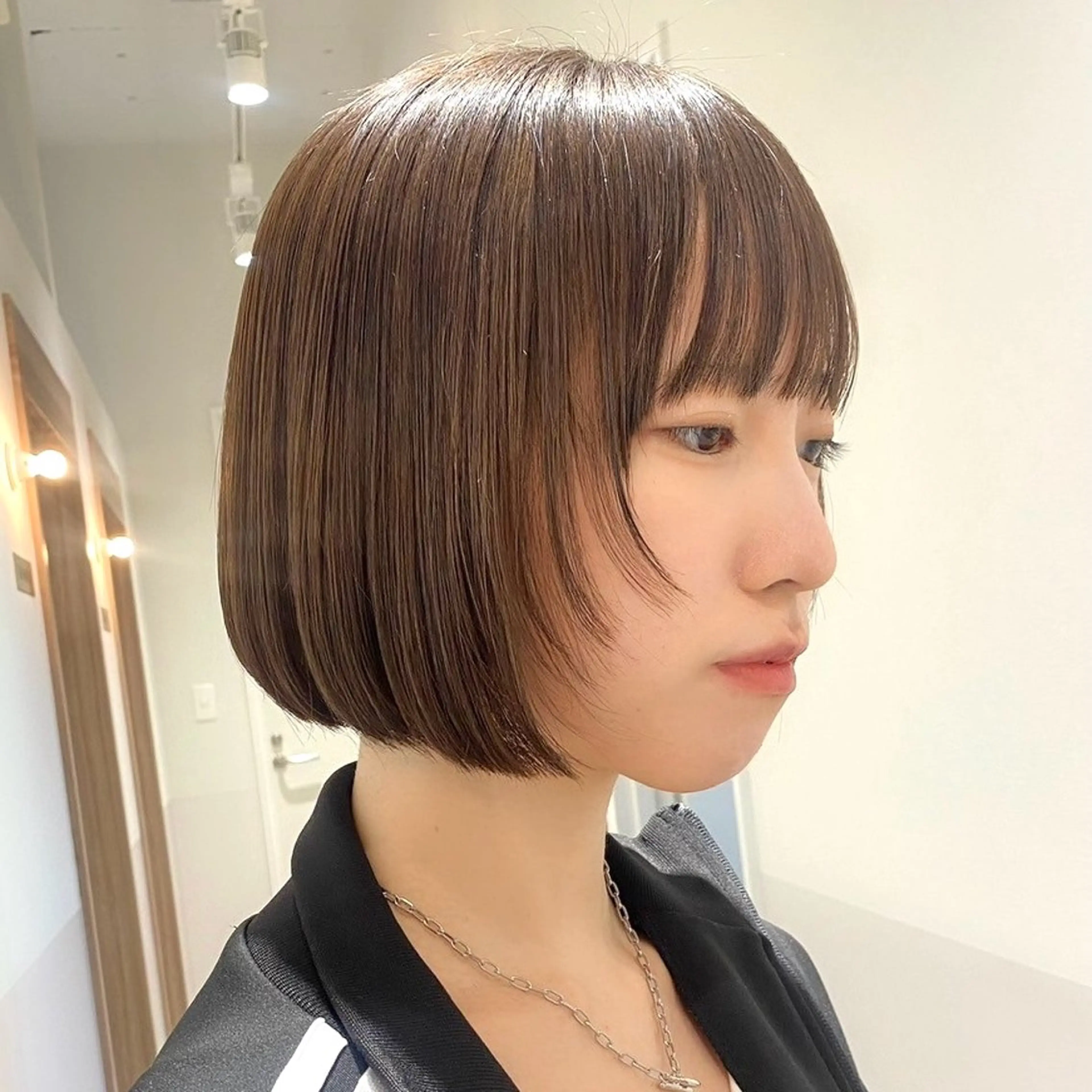ショート カット ヘアカラー トリートメント 髪質改善/縮毛矯正/ ボブ/店長/水野拓也のヘアスタイル