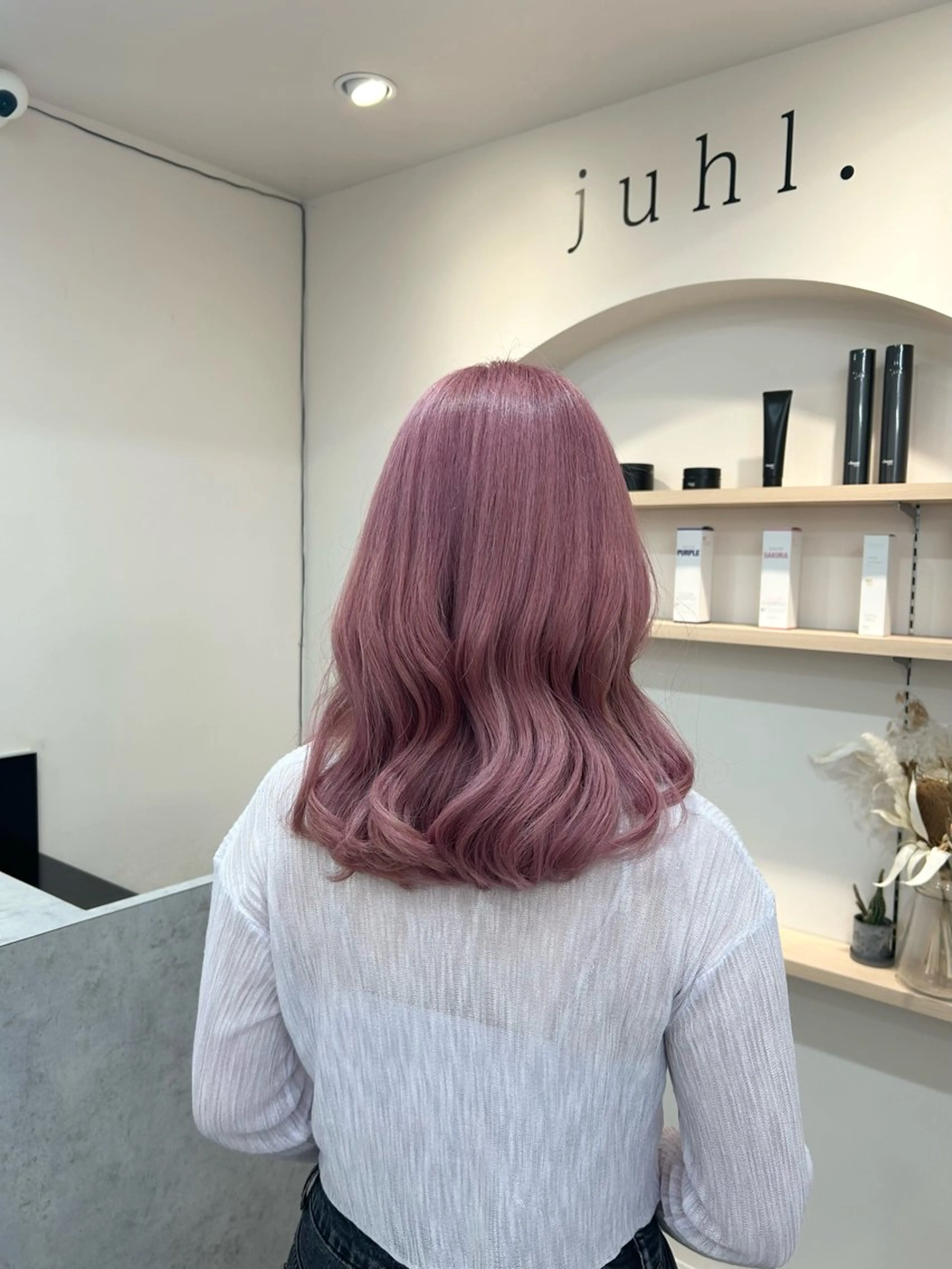 ミディアム カラー ピンクカラー ヘアカラー トリートメント 透明感/ダブルカラー /🌸ERI🌸のヘアスタイル
