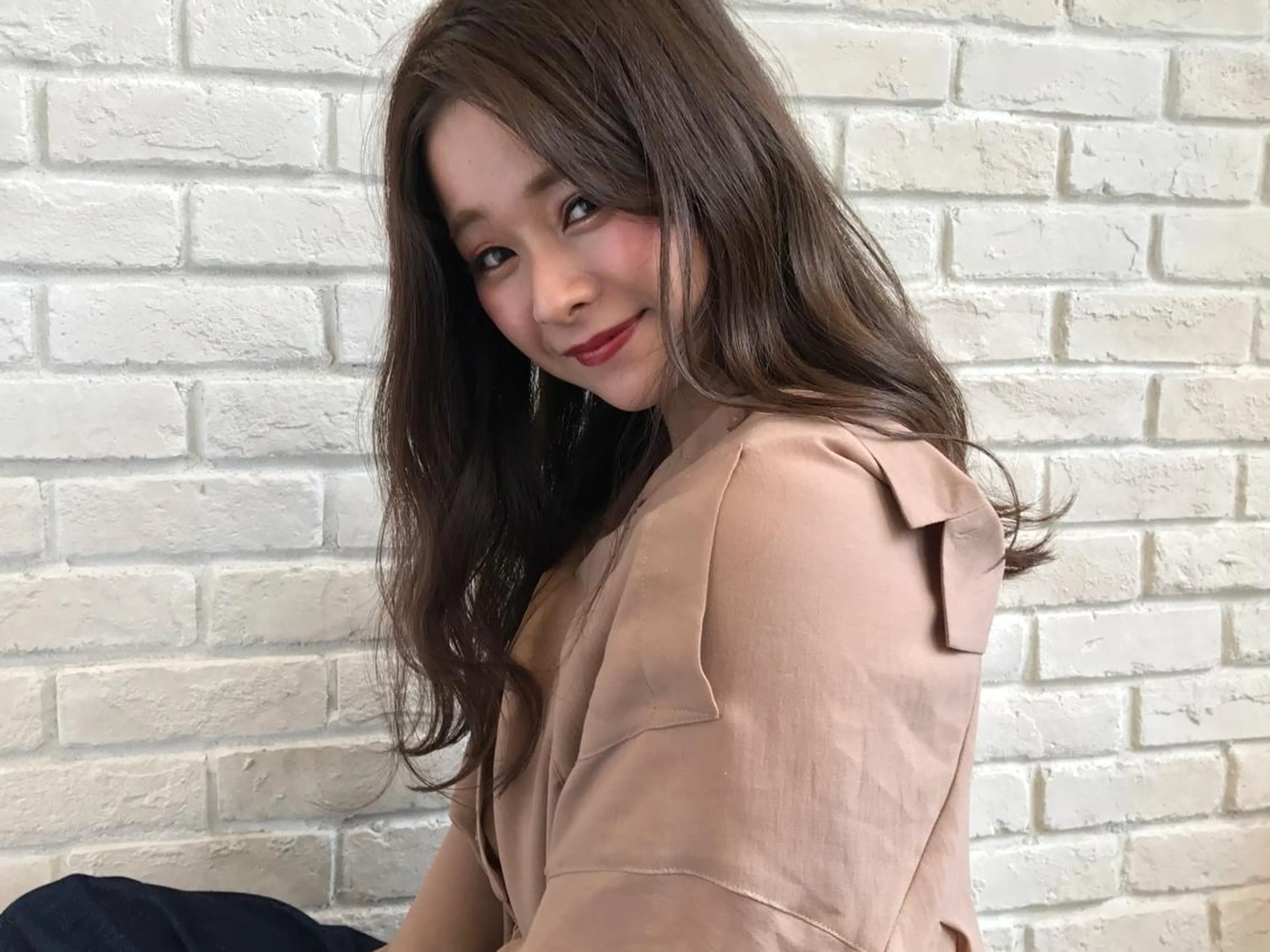 ロング パーマ moanin モーニンのヘアスタイル