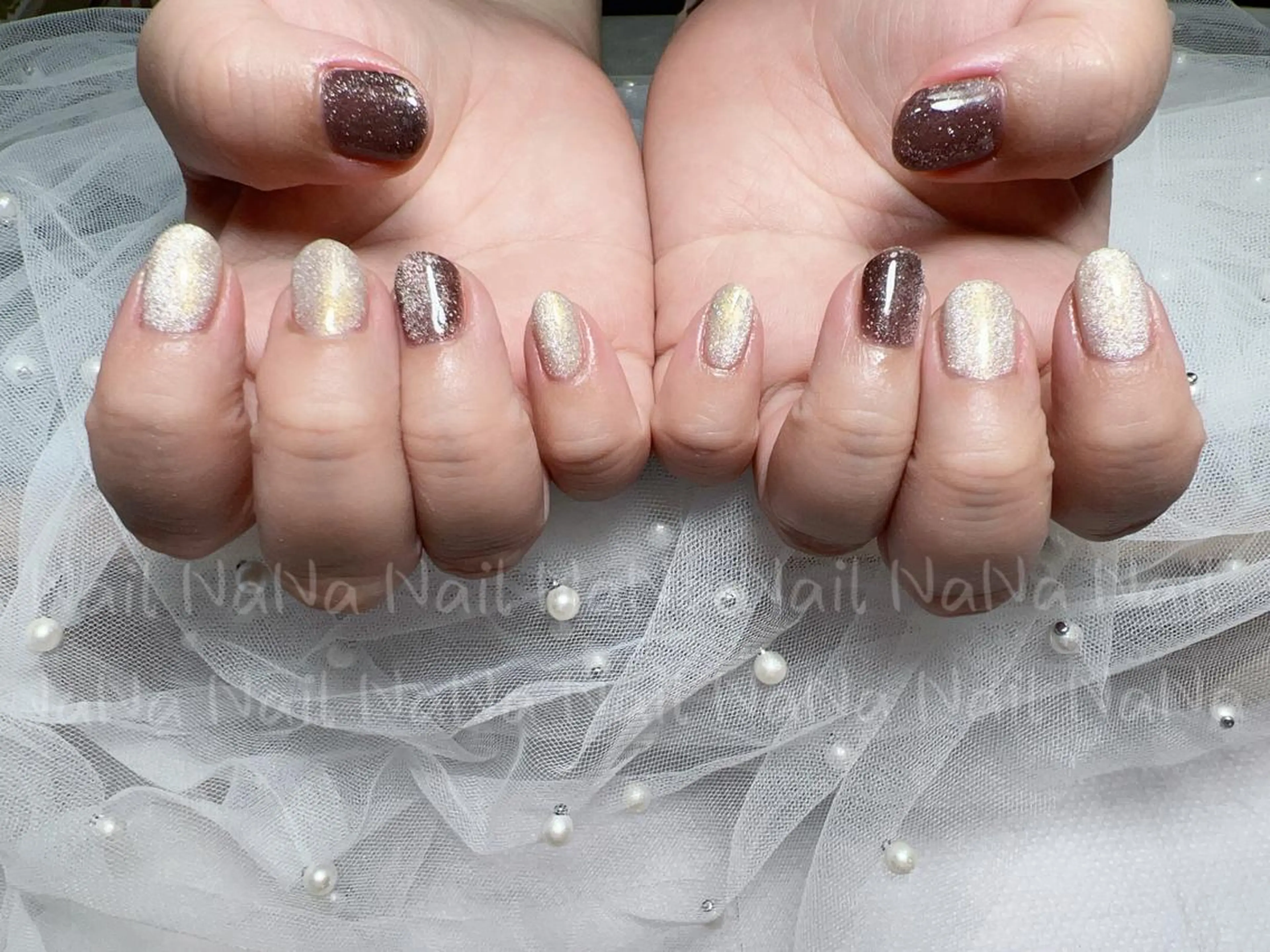 ショート カラー ネイル ハンドネイル Nail NaNaのネイルデザイン