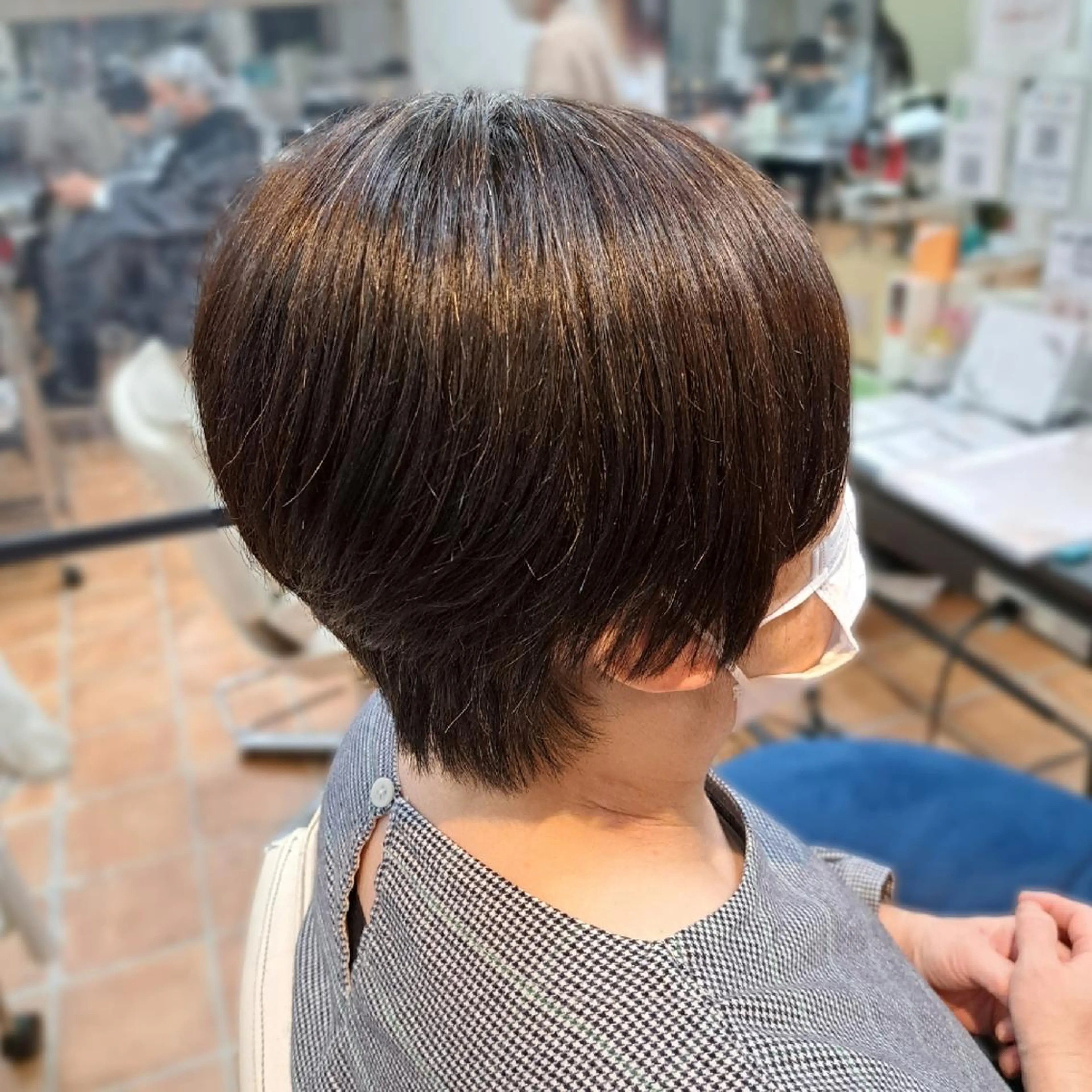 ショート 💜𝑳𝑼𝑵𝑨 🌻母良田愛美🌻のヘアスタイル