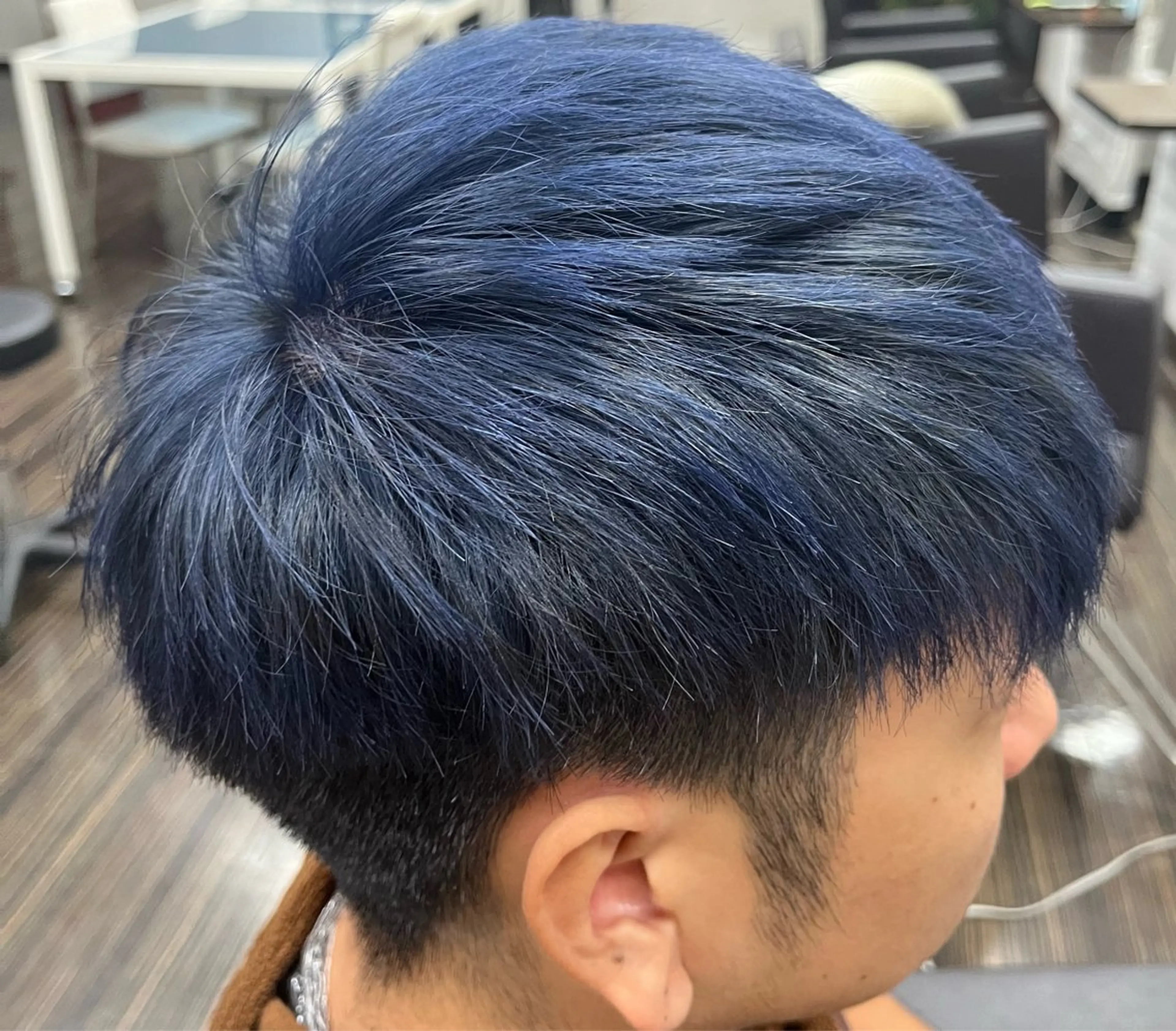 カラー ブルーカラー 野原 姫菜のヘアスタイル