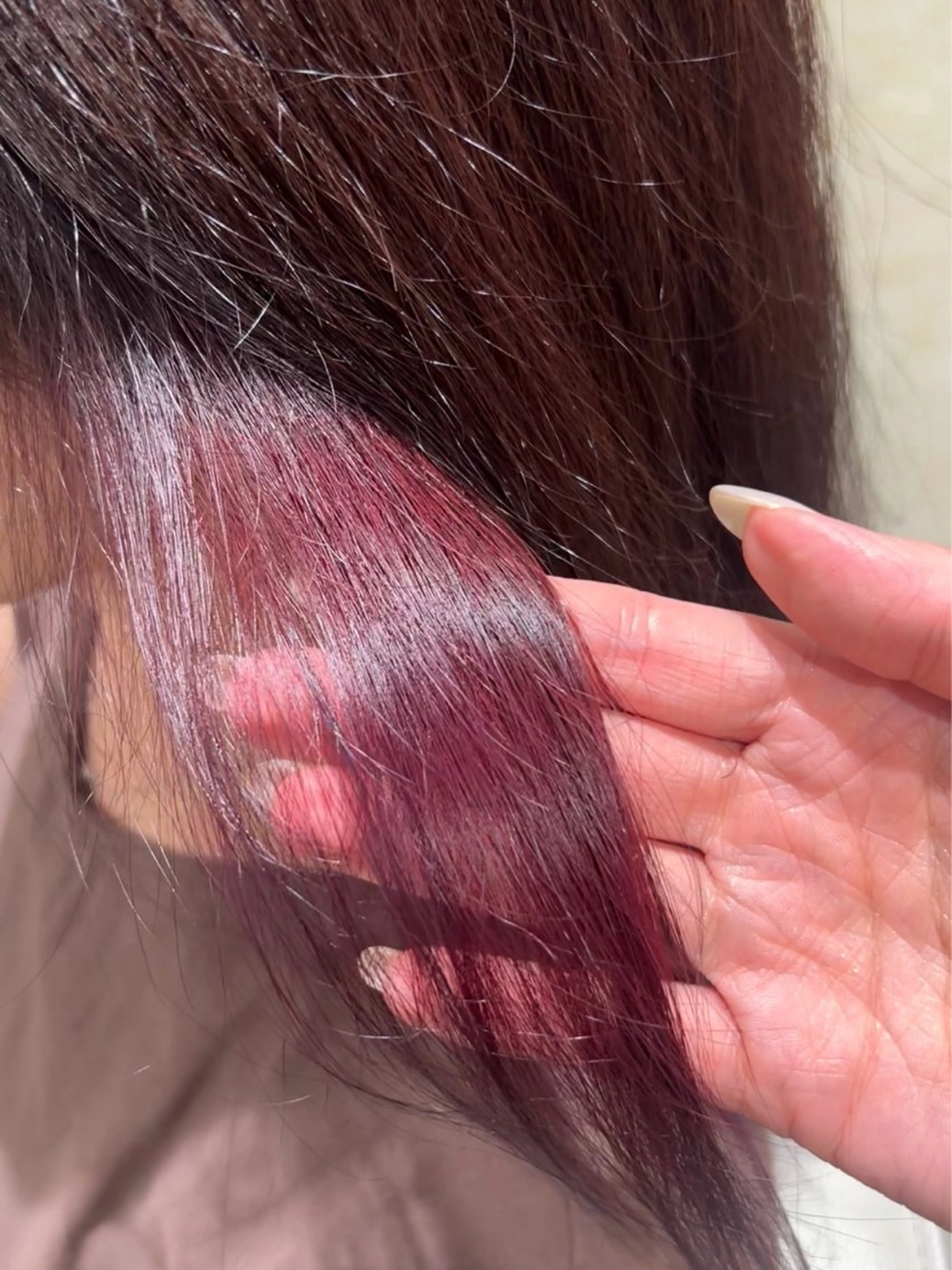 カラー インナーカラー Lien カレンのヘアスタイル