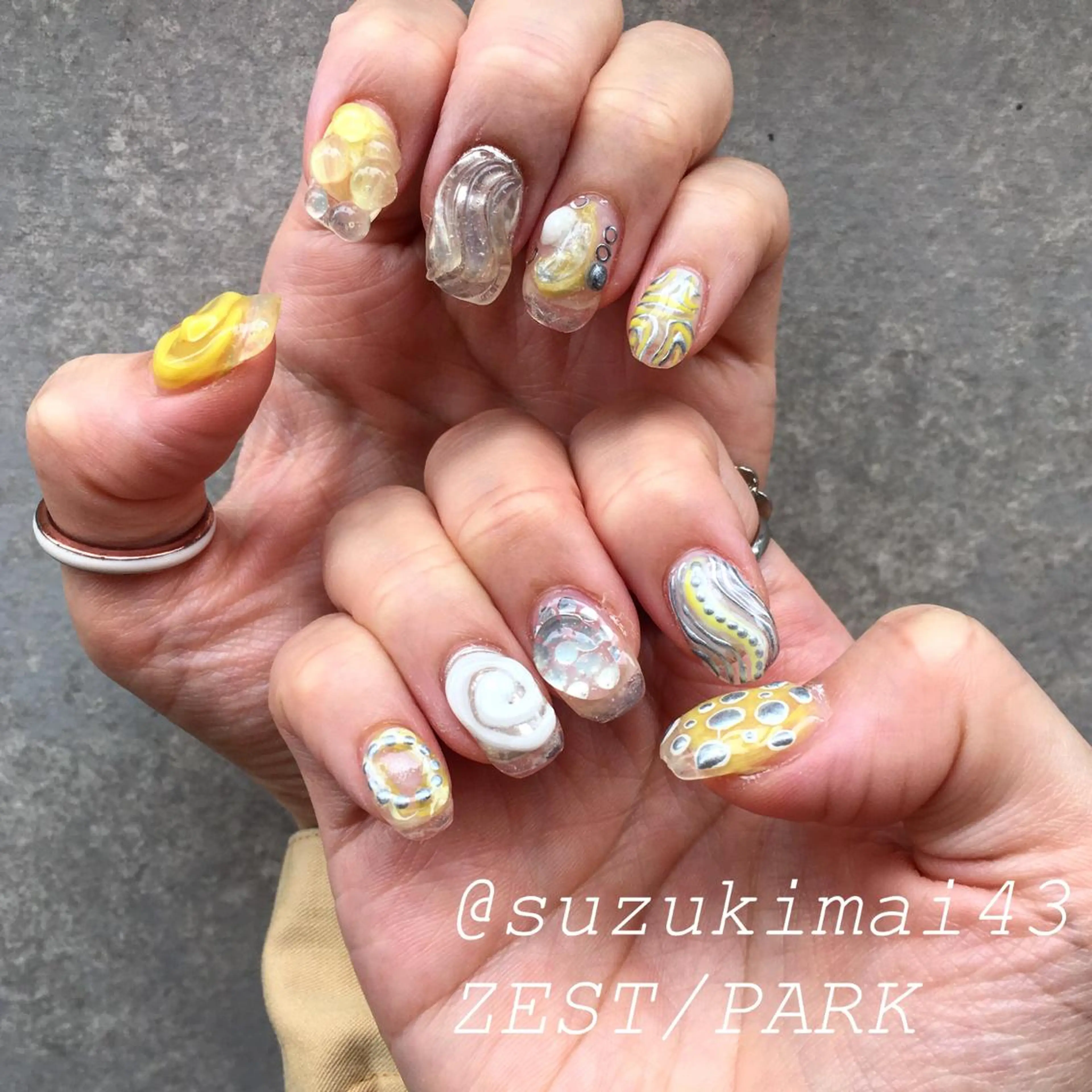 ネイル ハンドネイル 【似合わせ提案】鈴木 舞のネイルデザイン