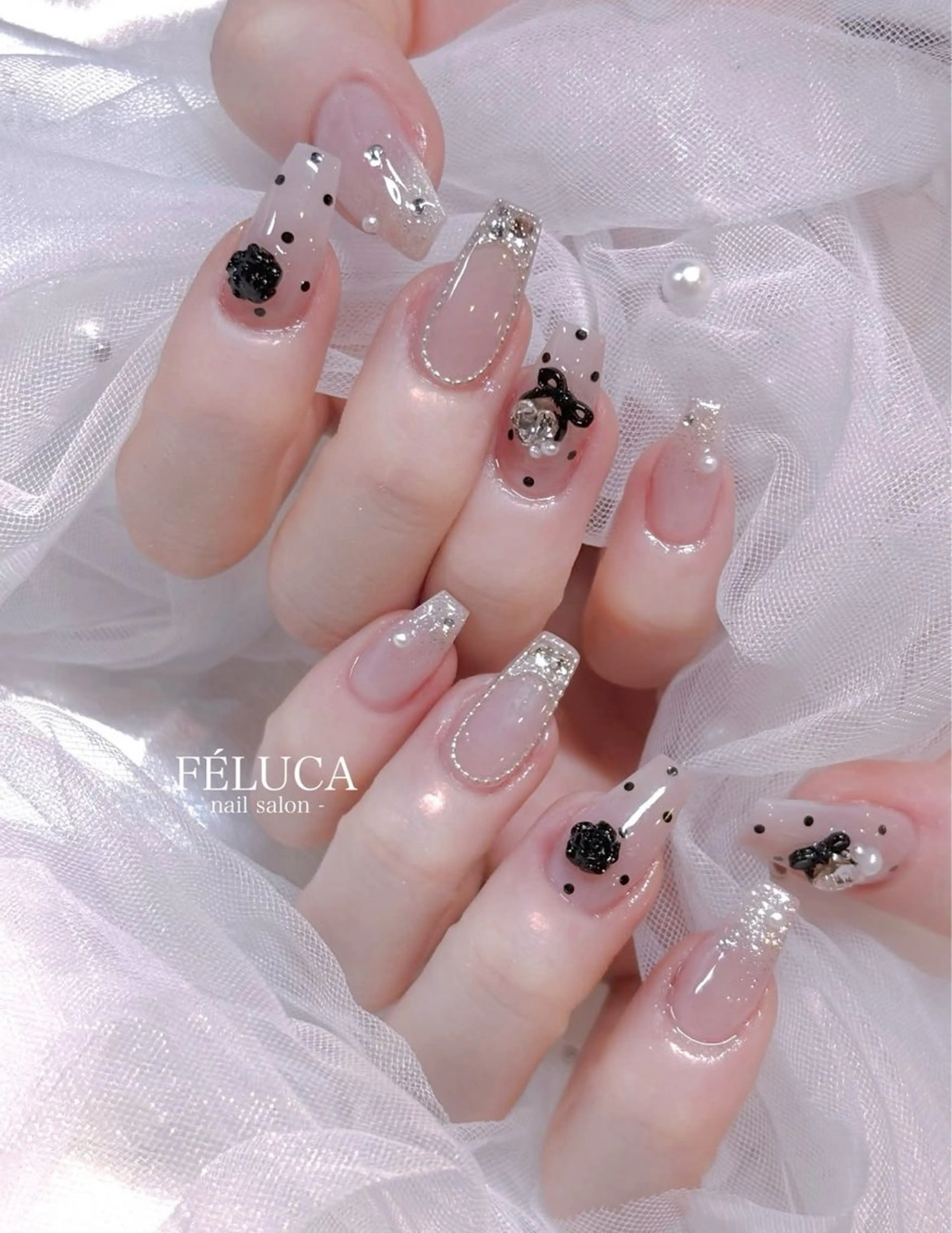 ネイル ハンドネイル パラジェル登録店　Nailsalon Amour  上野湯島店所属・🫧 はる🩵のネイルデザイン