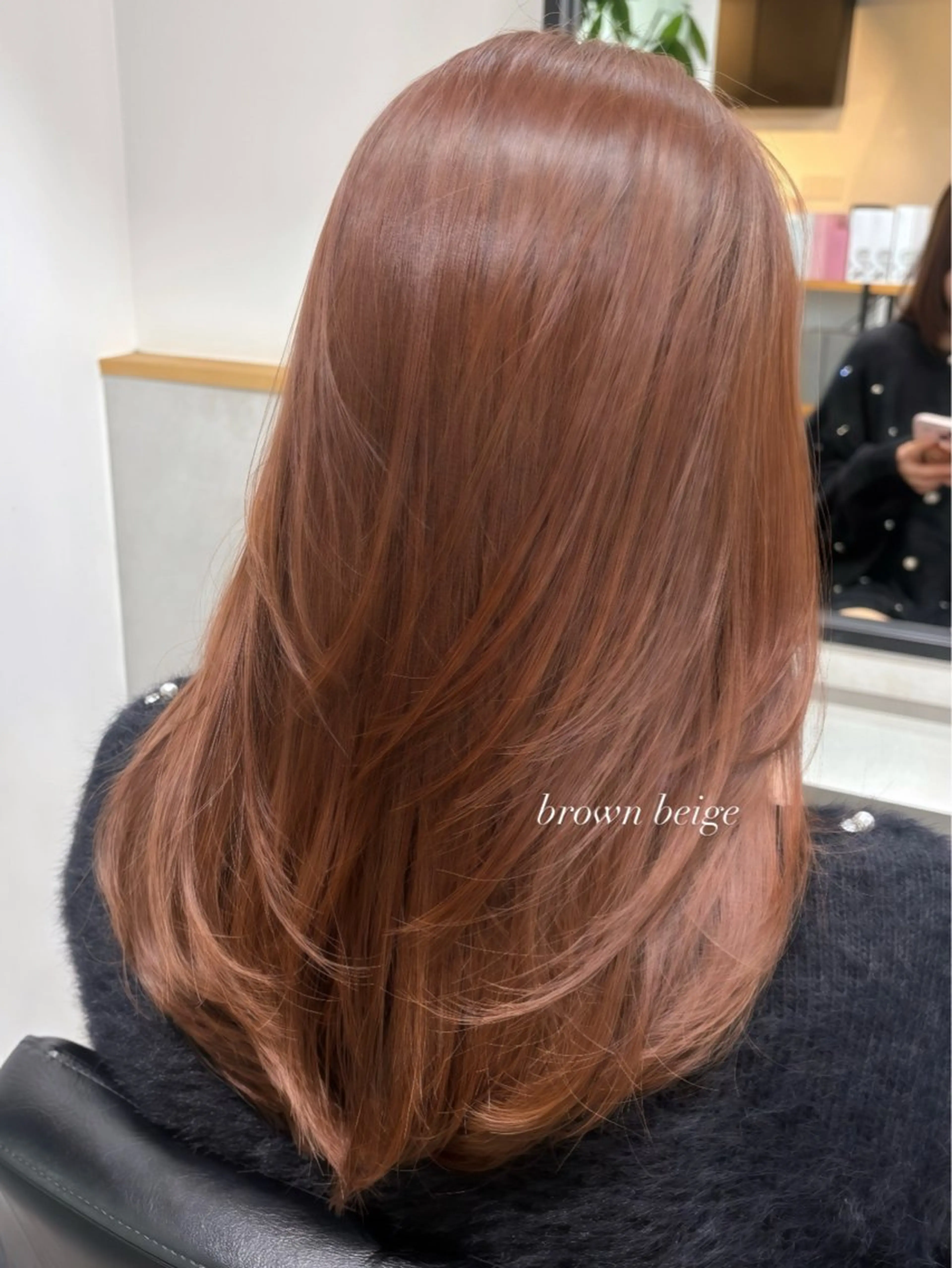 セミロング カット ヘアカラー トリートメント Laff所属・新宿/ボブ/レイヤー 縮毛矯正/SACHIのヘアスタイル