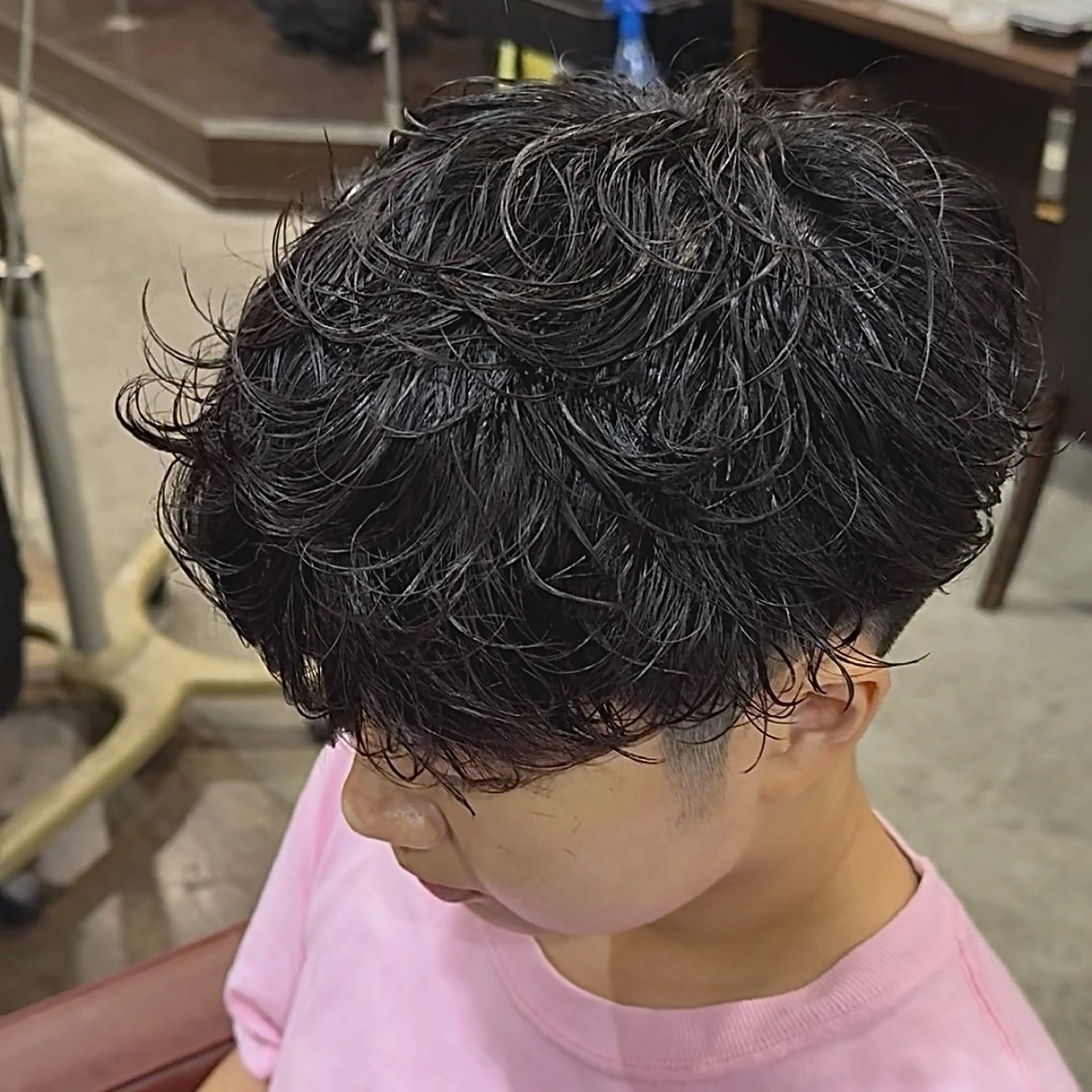 パーマ メンズ メンズパーマ カット パーマ スペインカール/ サーフカール/RYUのヘアスタイル