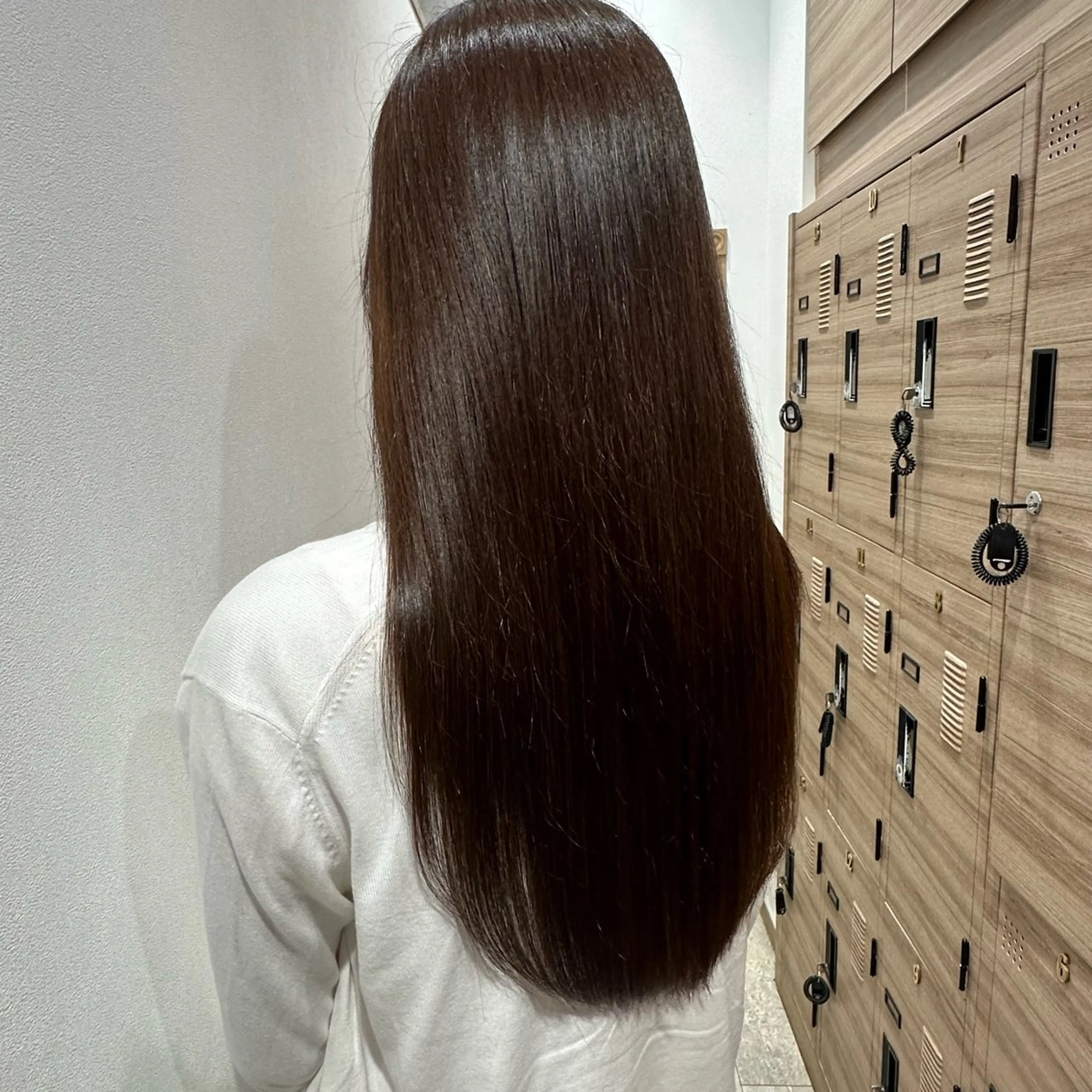 ロング カラー カット 縮毛矯正 Ash浦安店 富谷 日菜乃のヘアスタイル