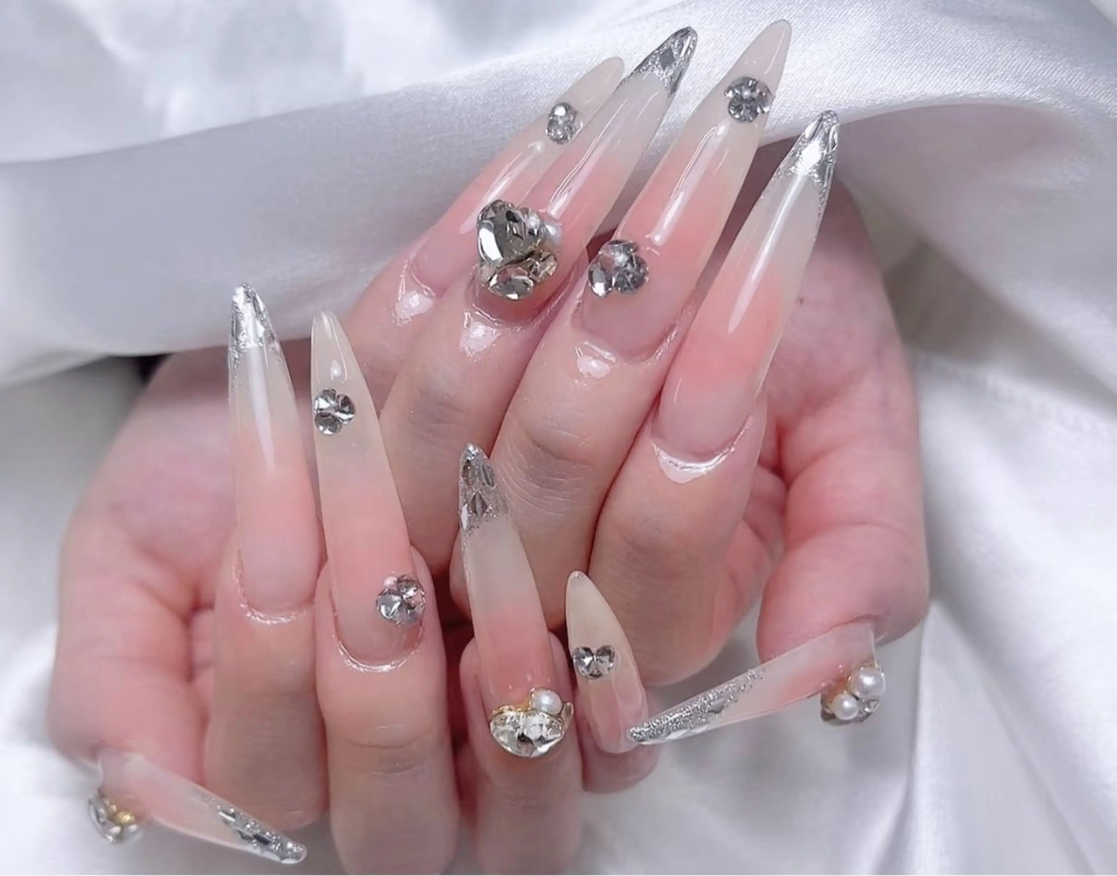 ネイル ハンドネイル ラベンダー💖日暮里 ルル💖ネイルのネイルデザイン