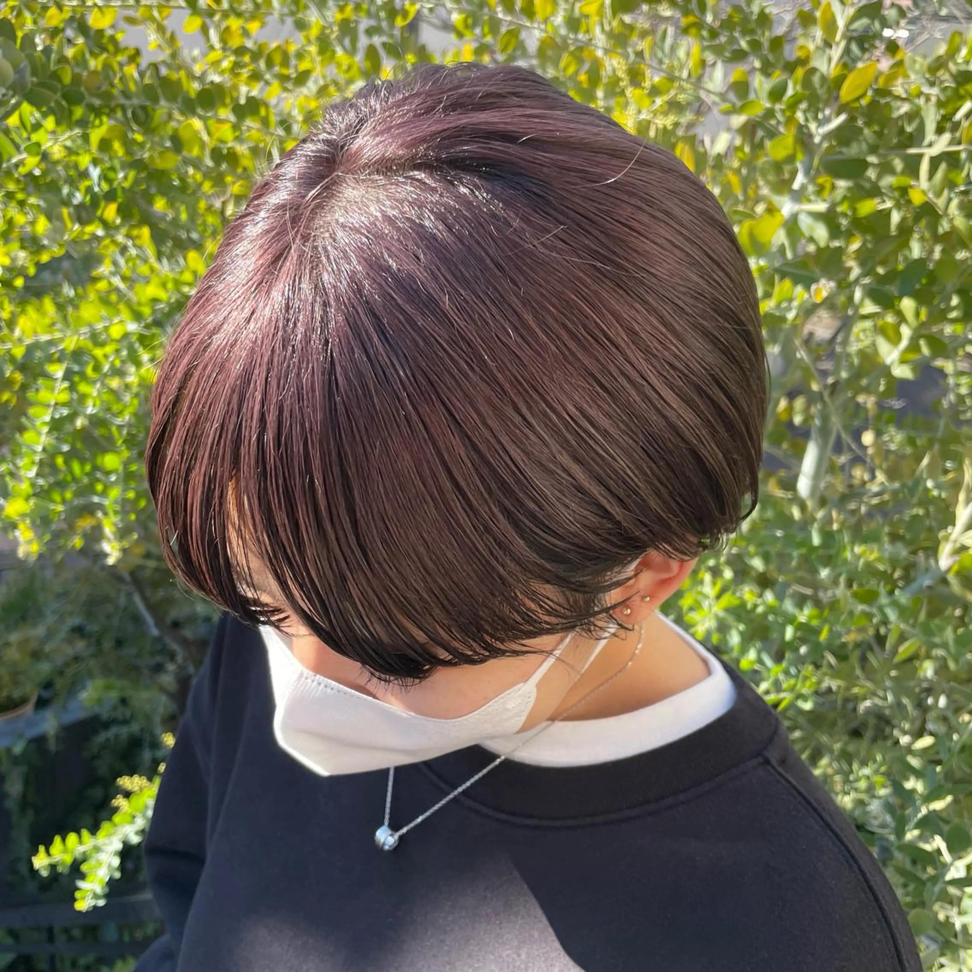 ショート カラー 庭山 理沙のヘアスタイル