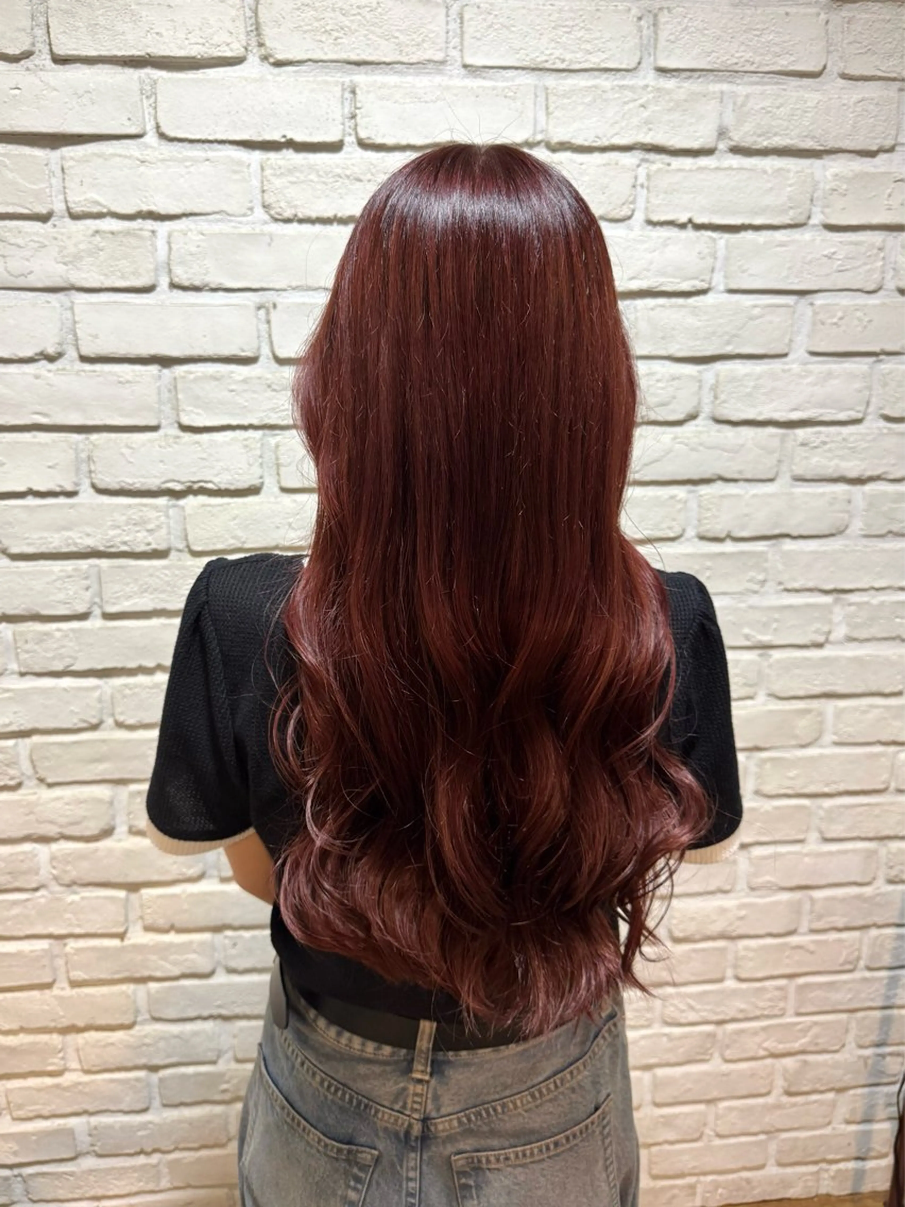 ロング カラー かねこ くれはのヘアスタイル