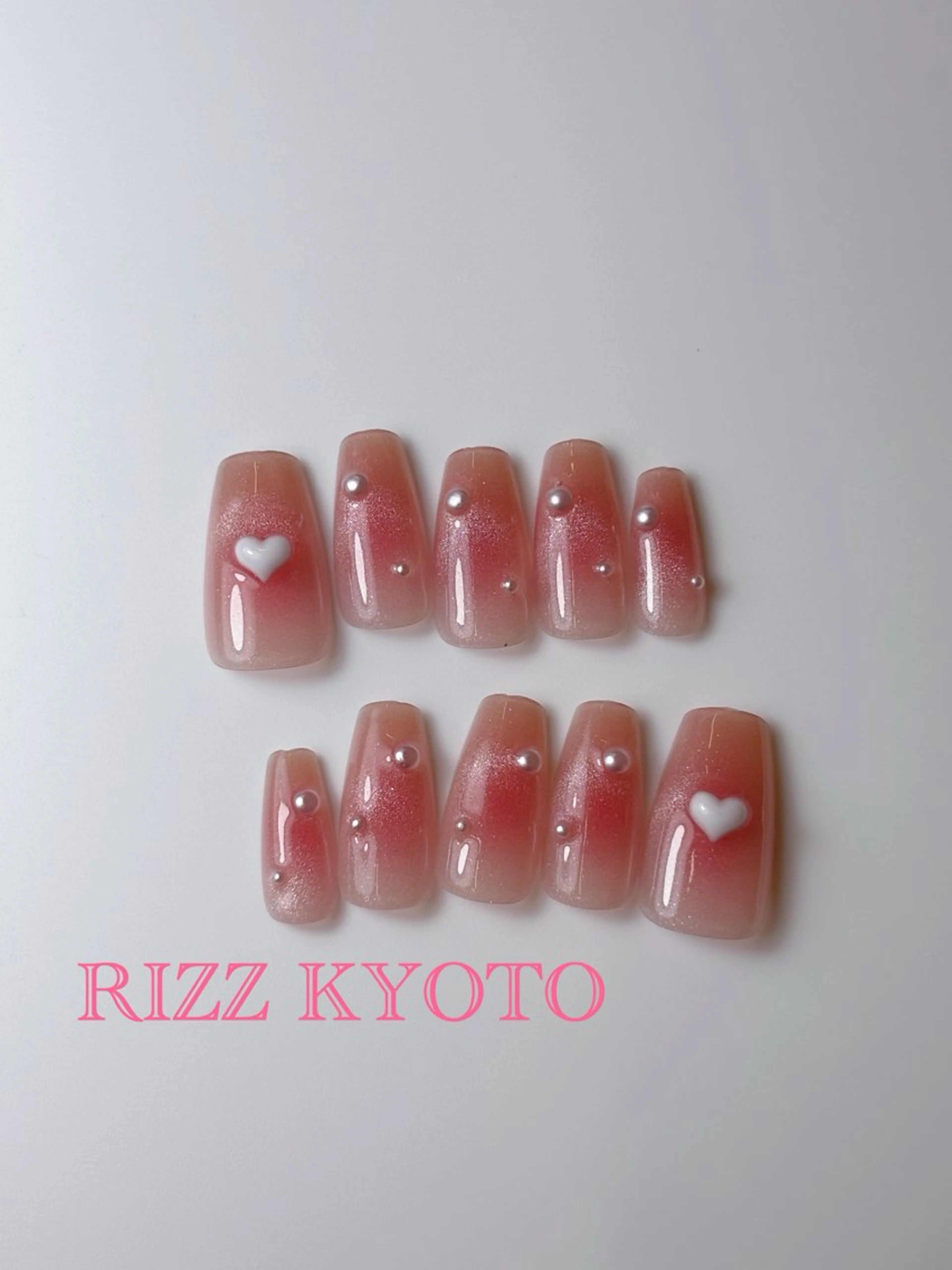 ネイル ネイルチップ ハンドネイル RIZZ KYOTO ゆうのネイルデザイン
