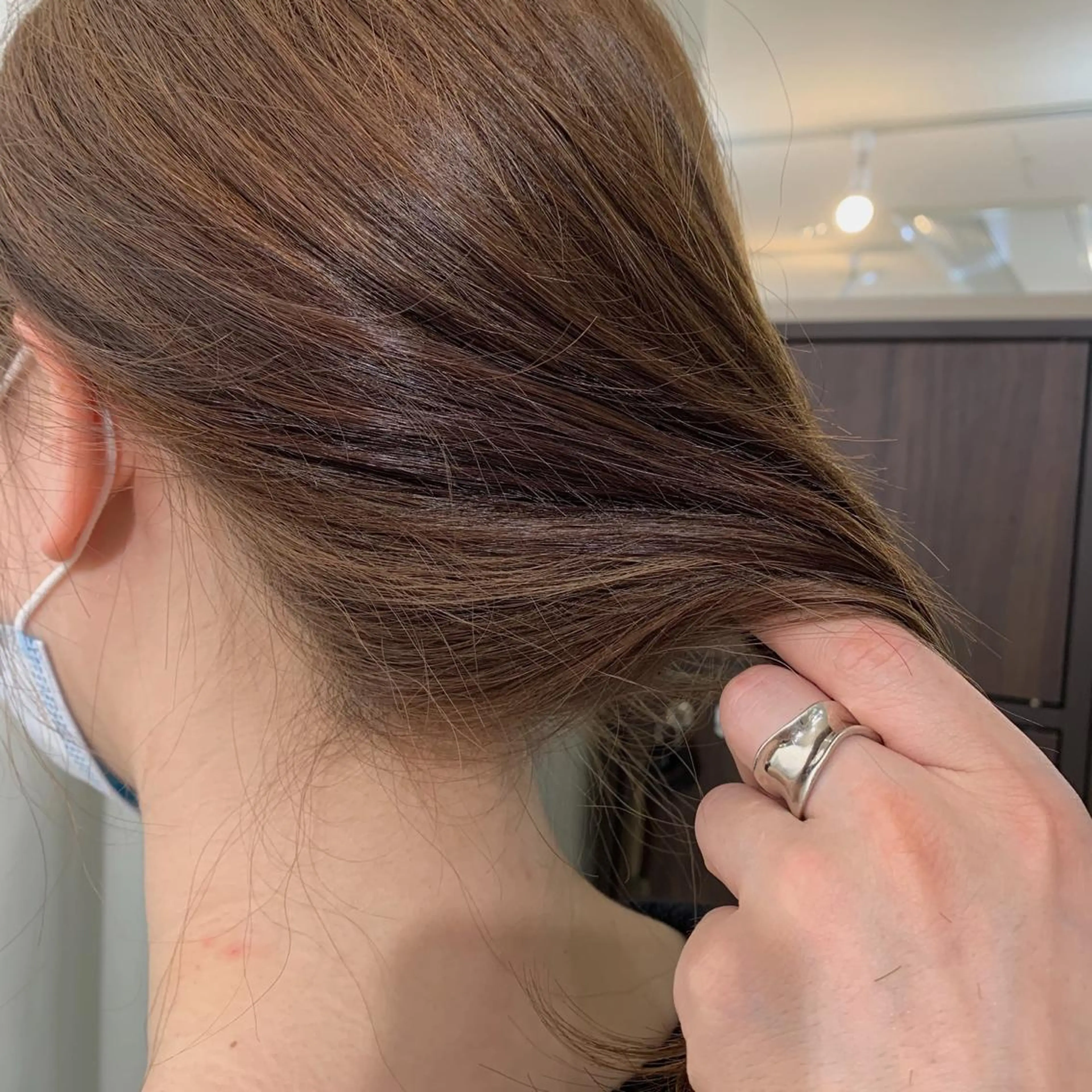 セミロング カラー 【韓国風くびれヘア】 joule小木曽輝のヘアスタイル