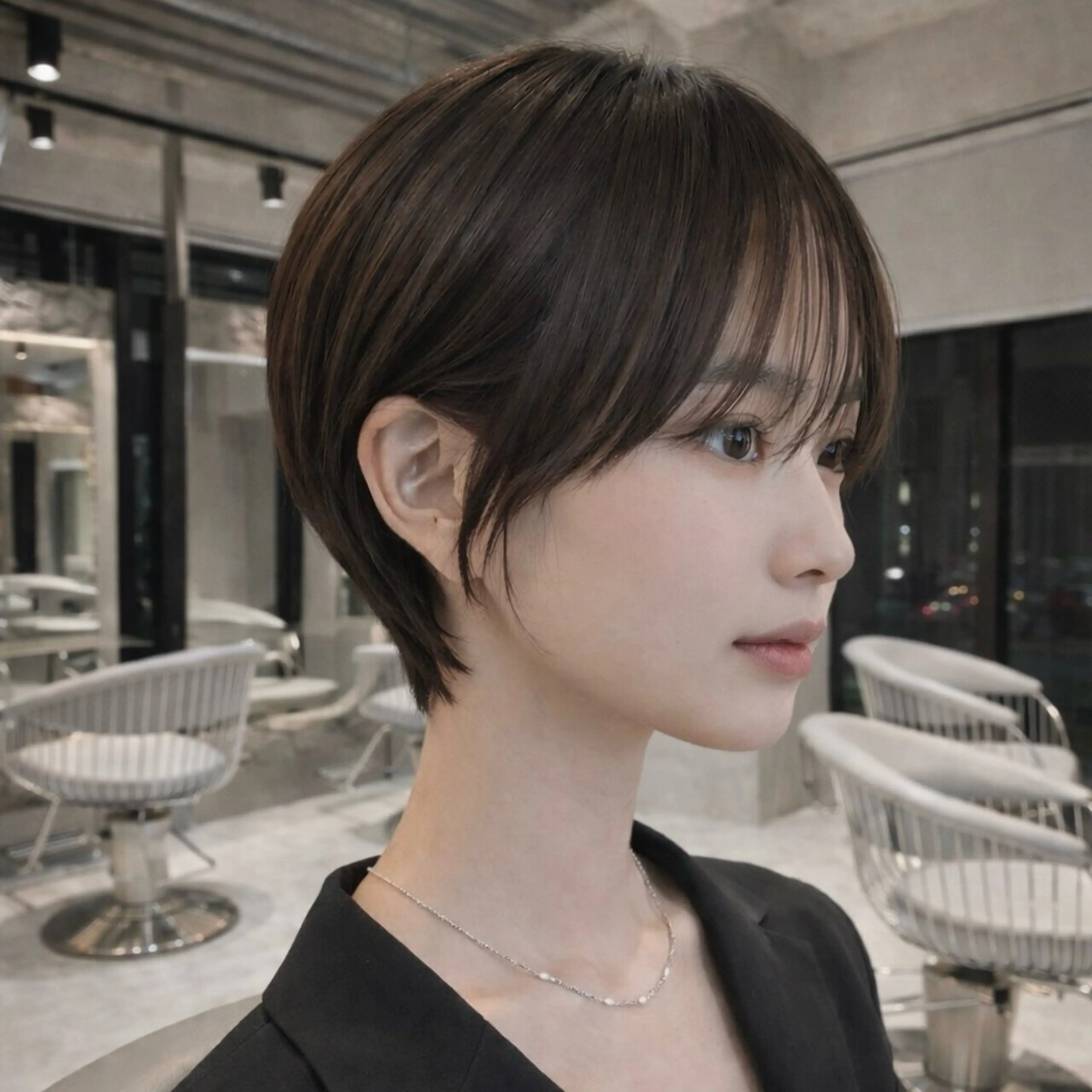 ショート カラー カット ヘアカラー トリートメント ウメダナオヤ/ くびれヘア✨のヘアスタイル