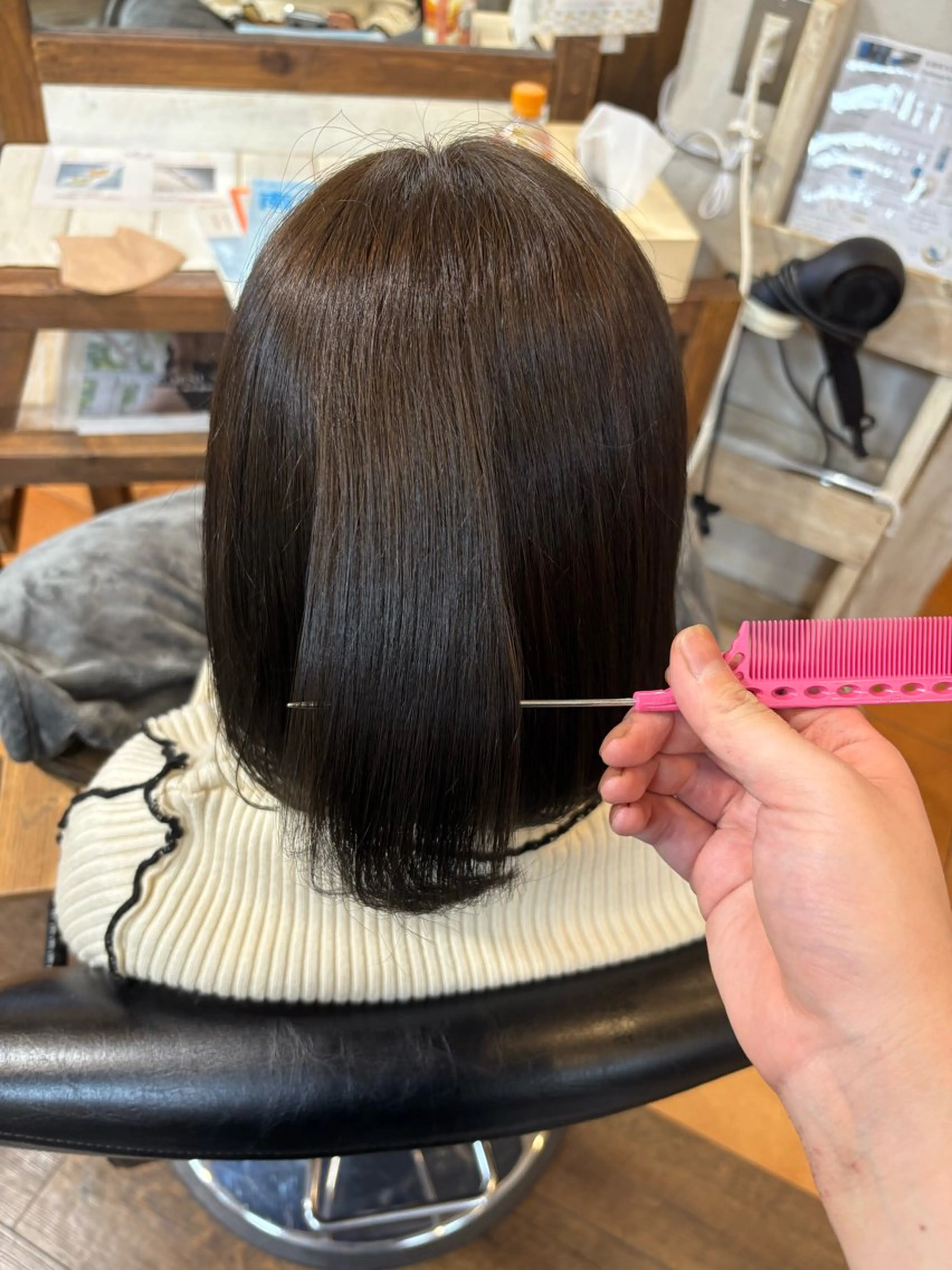 カラー ブラウンカラー 三宅　デザインカラー 透明感カラー✨のヘアスタイル