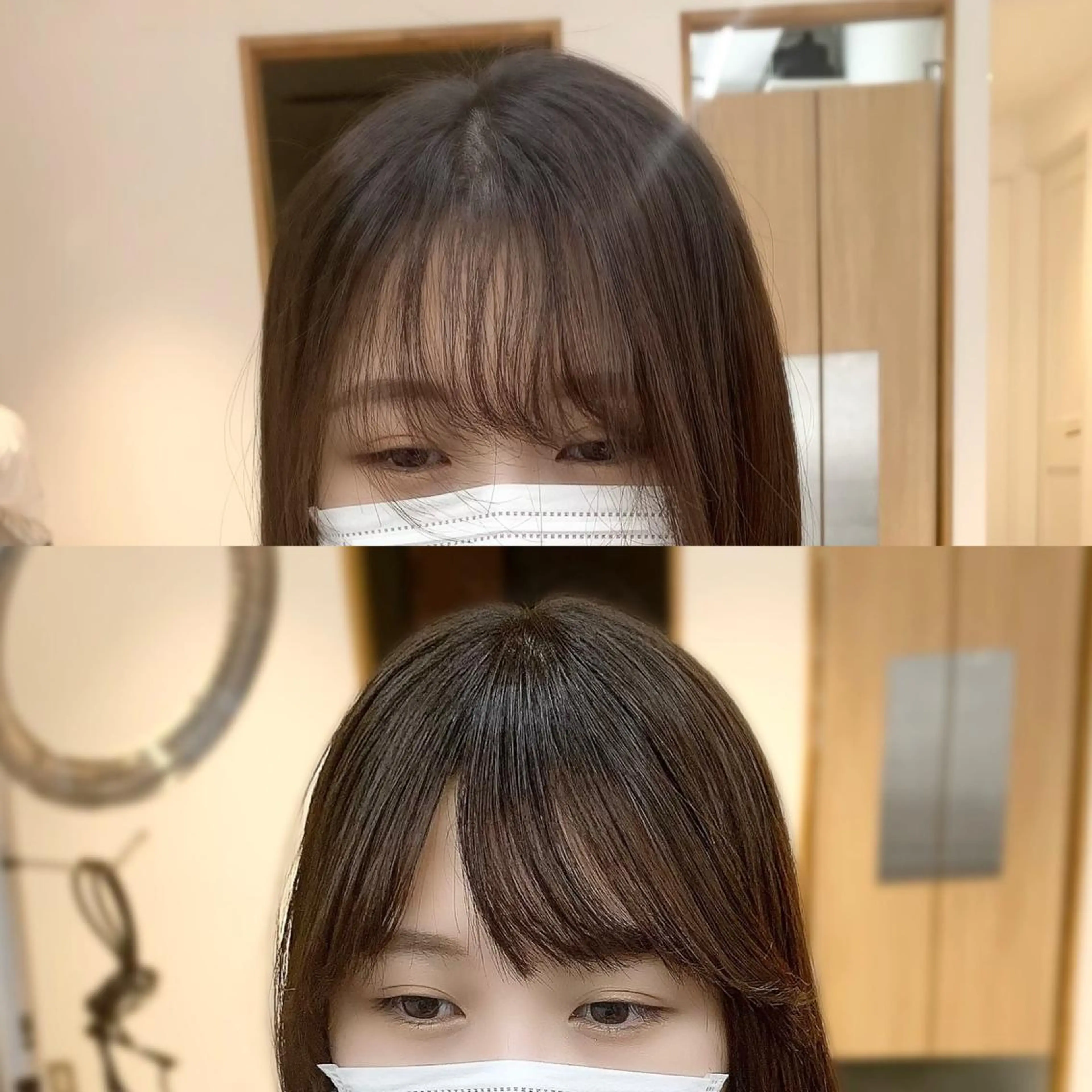 セミロング カラー パーマ ヘアアレンジ メンズ キッズ ネイル マツエク・マツパ アイブロウ カット 縮毛矯正 レイヤーカット 🌿透け感カラーのヘアスタイル