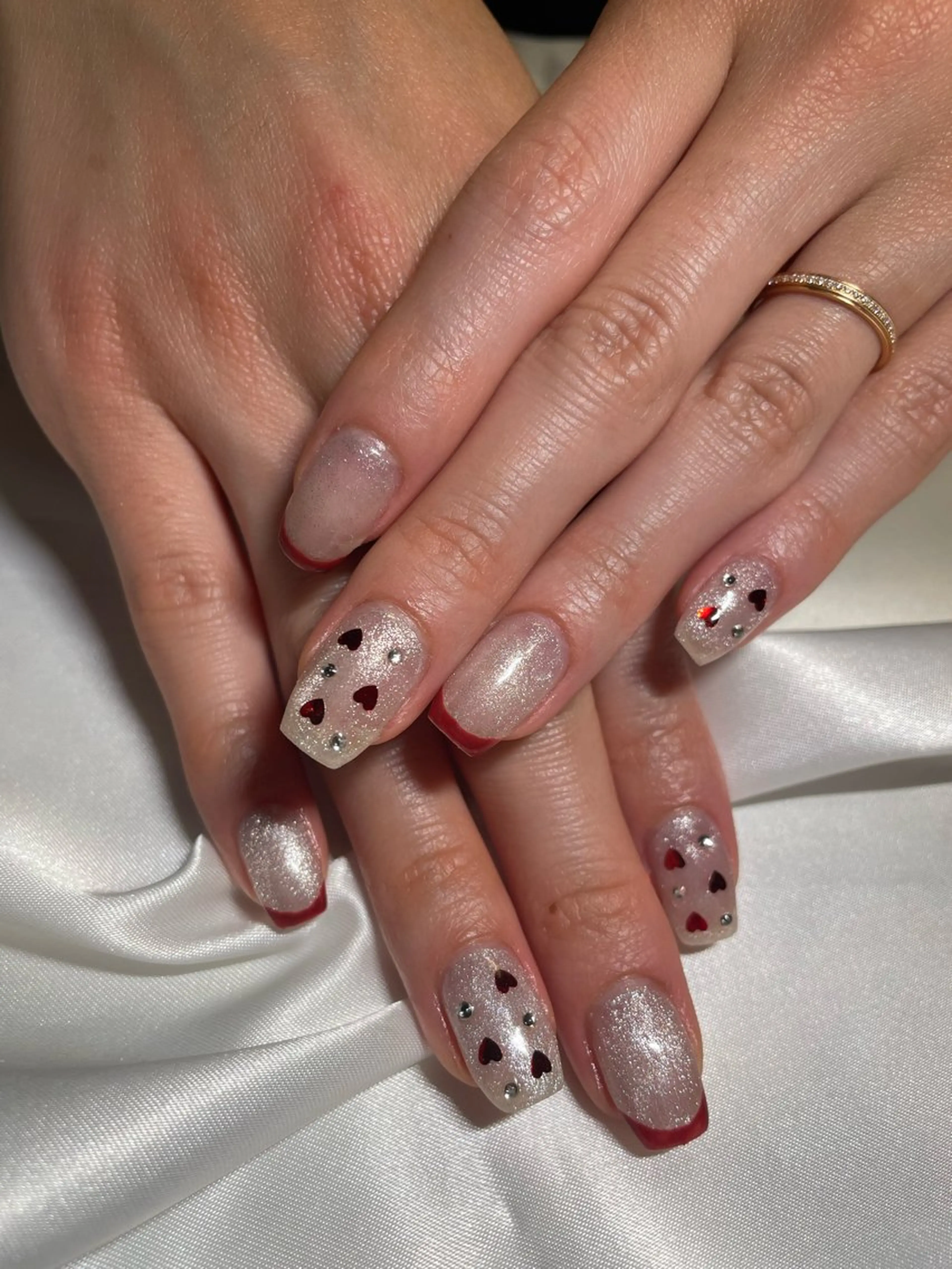 ネイル ハート ハンドネイル ROPE nail ロペネイルのネイルデザイン