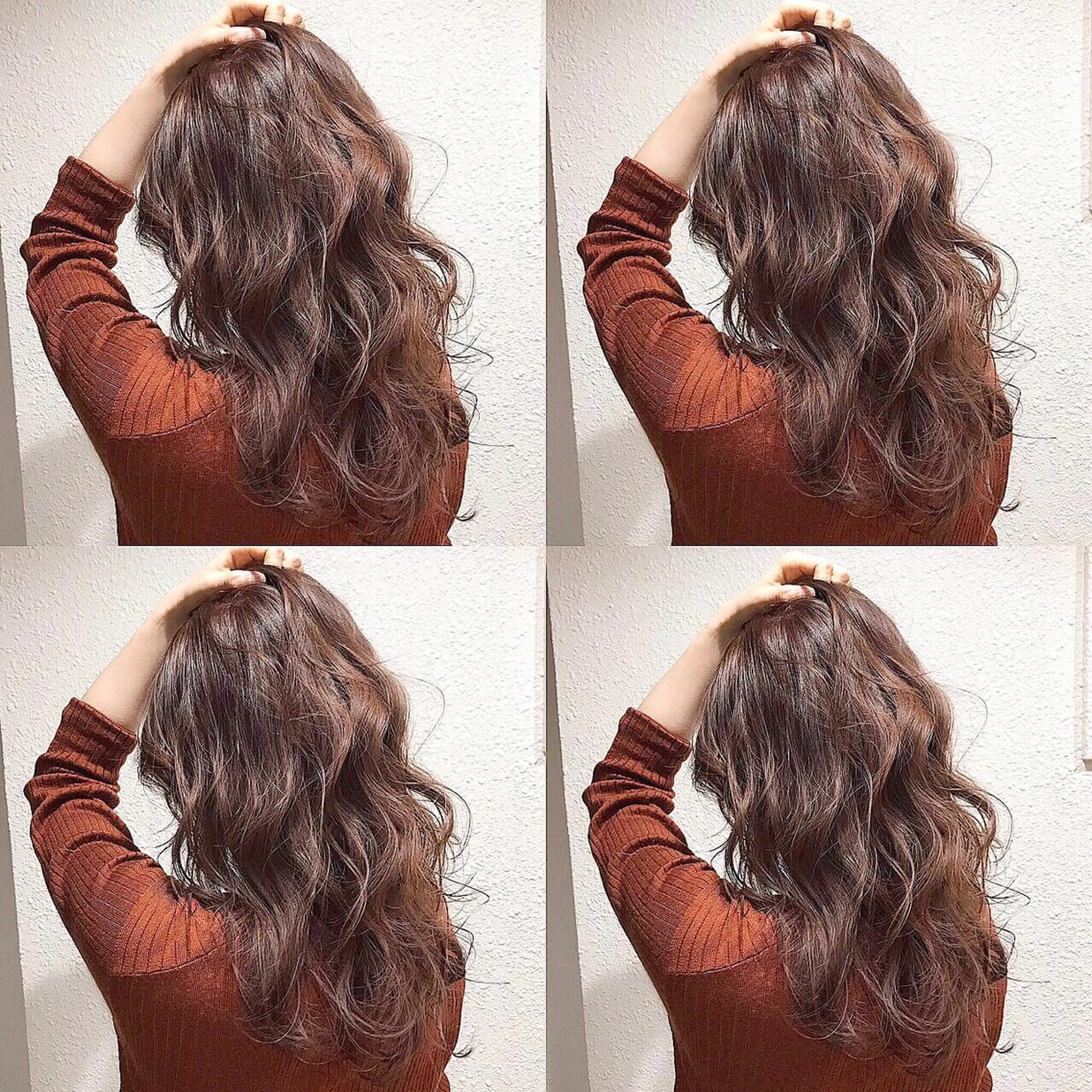 ロング カラー グレージュ ハイライトカラー ピンクカラー ハイライト HIRO. ★のヘアスタイル