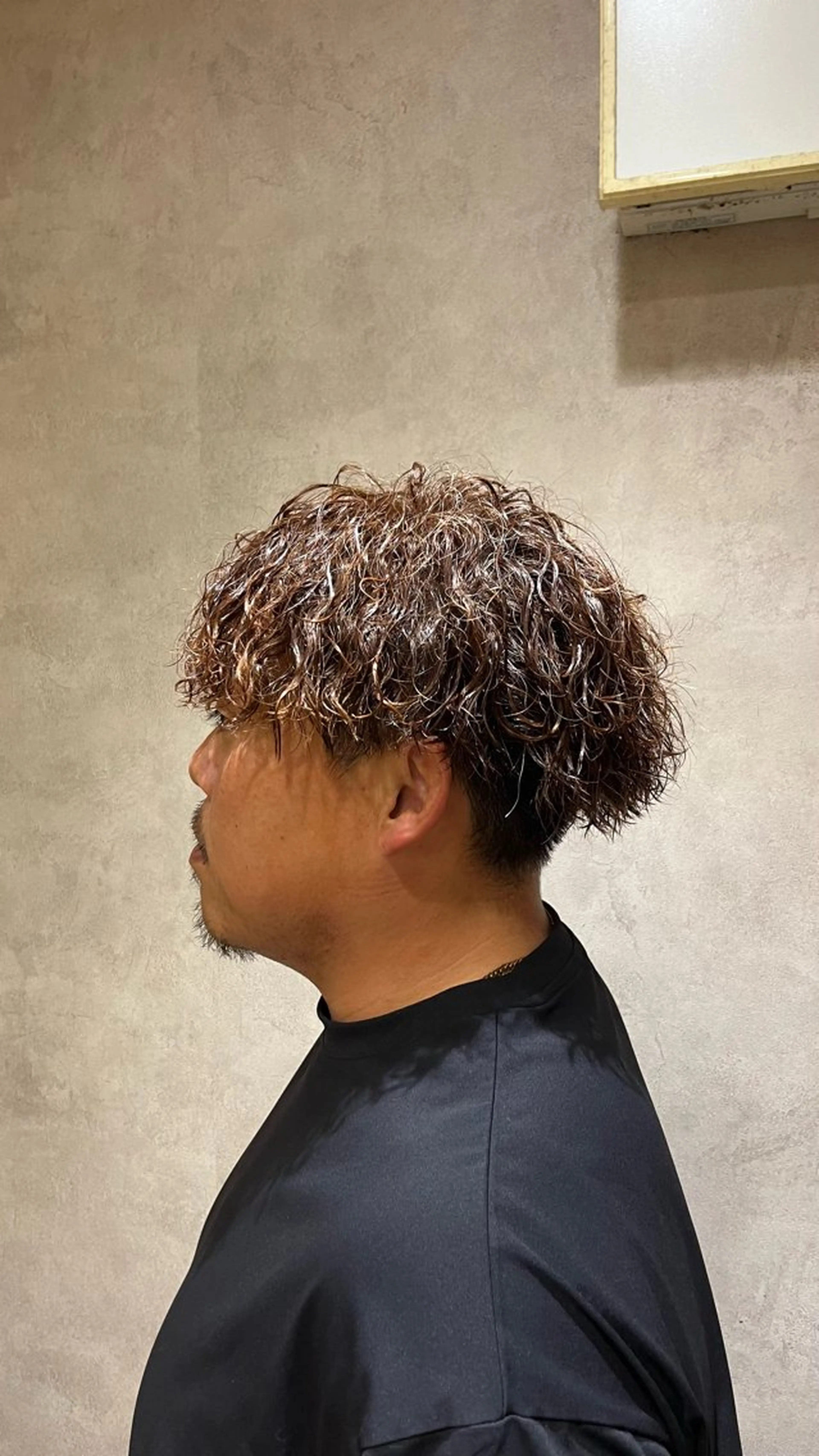 パーマ メンズ 市毛 風音のヘアスタイル