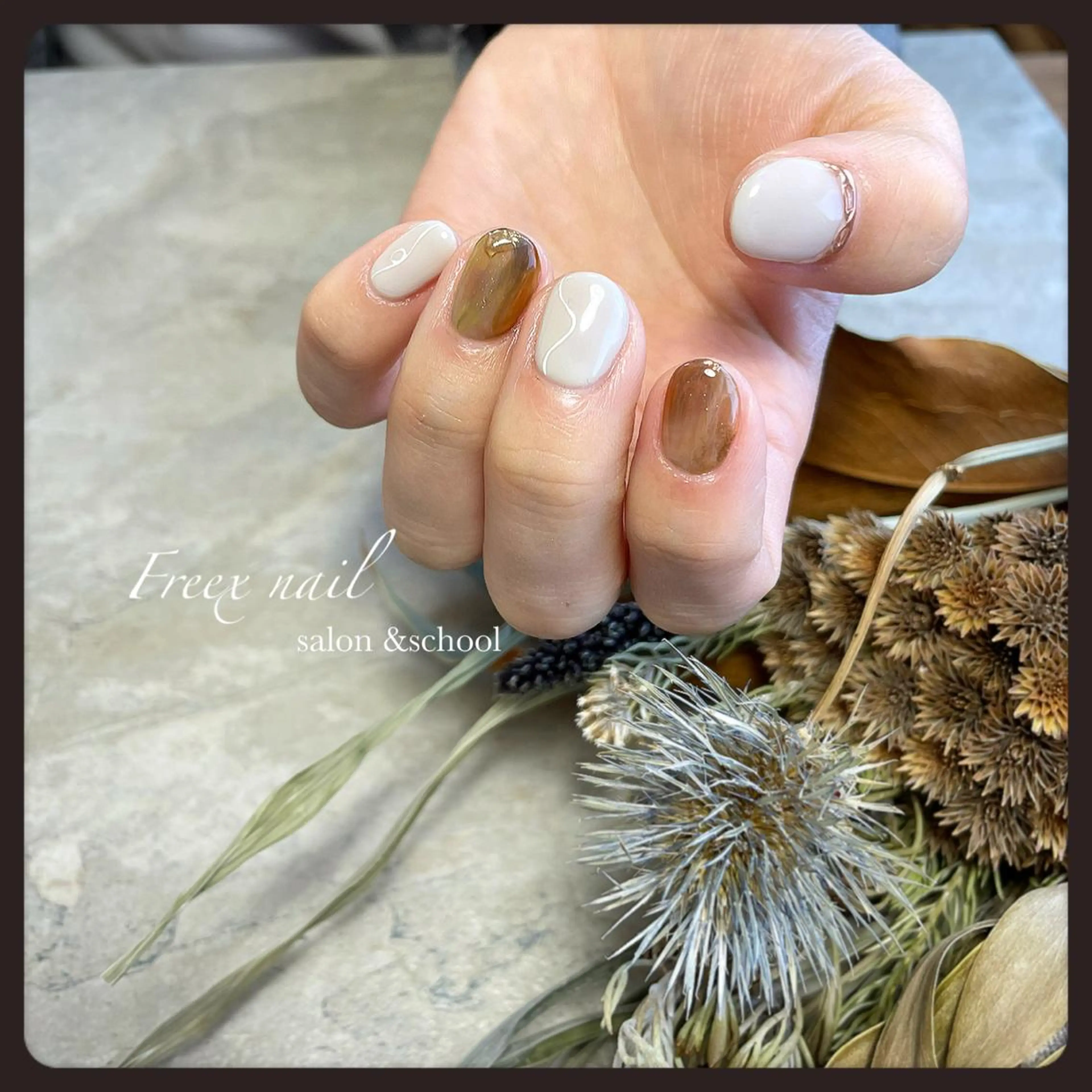 ネイル ニュアンスネイル ハンドネイル ハンドケア freex nail /ニュアンス/個性派のネイルデザイン