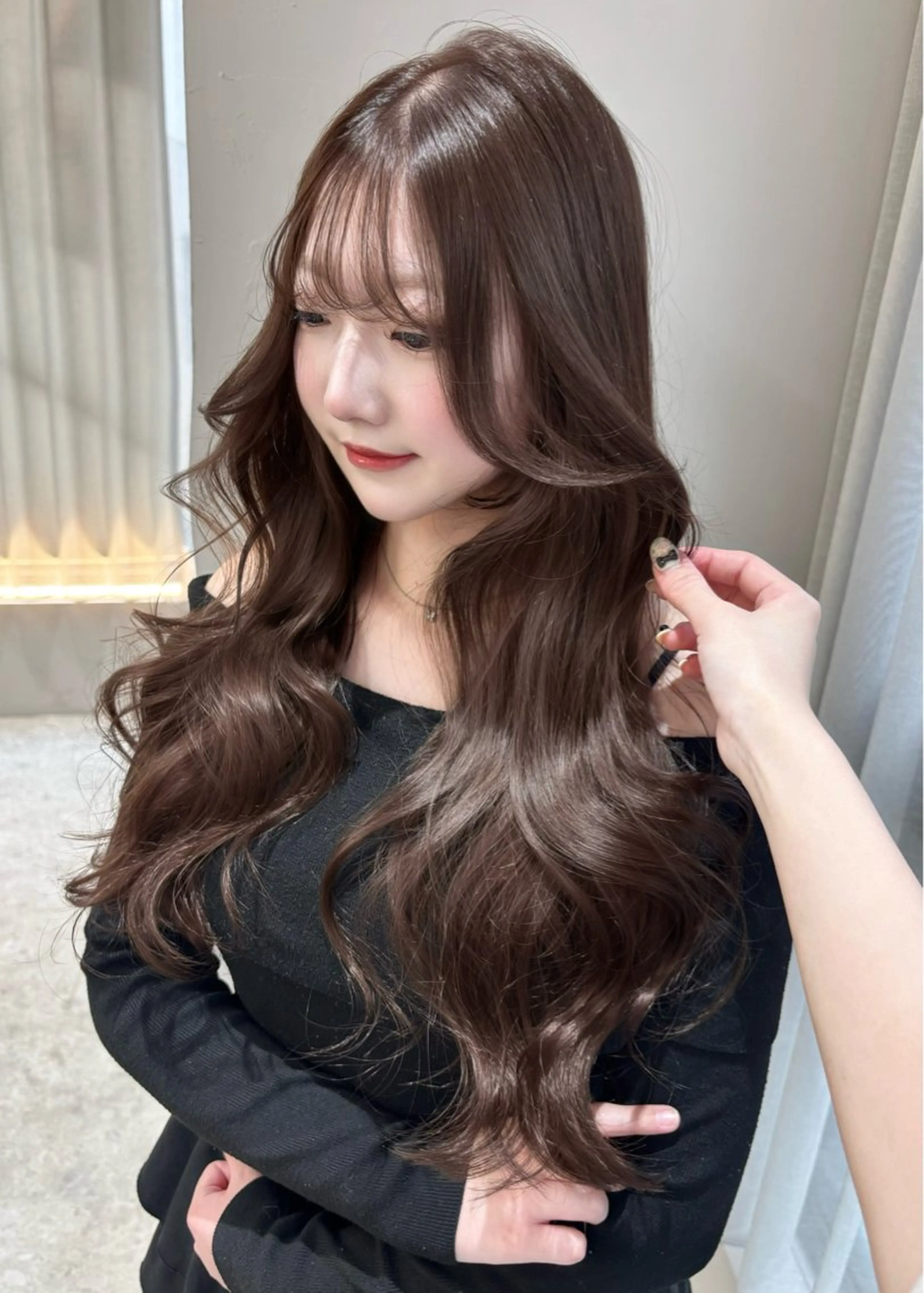 似合わせカット+ブリーチなしダブルカラーの写真