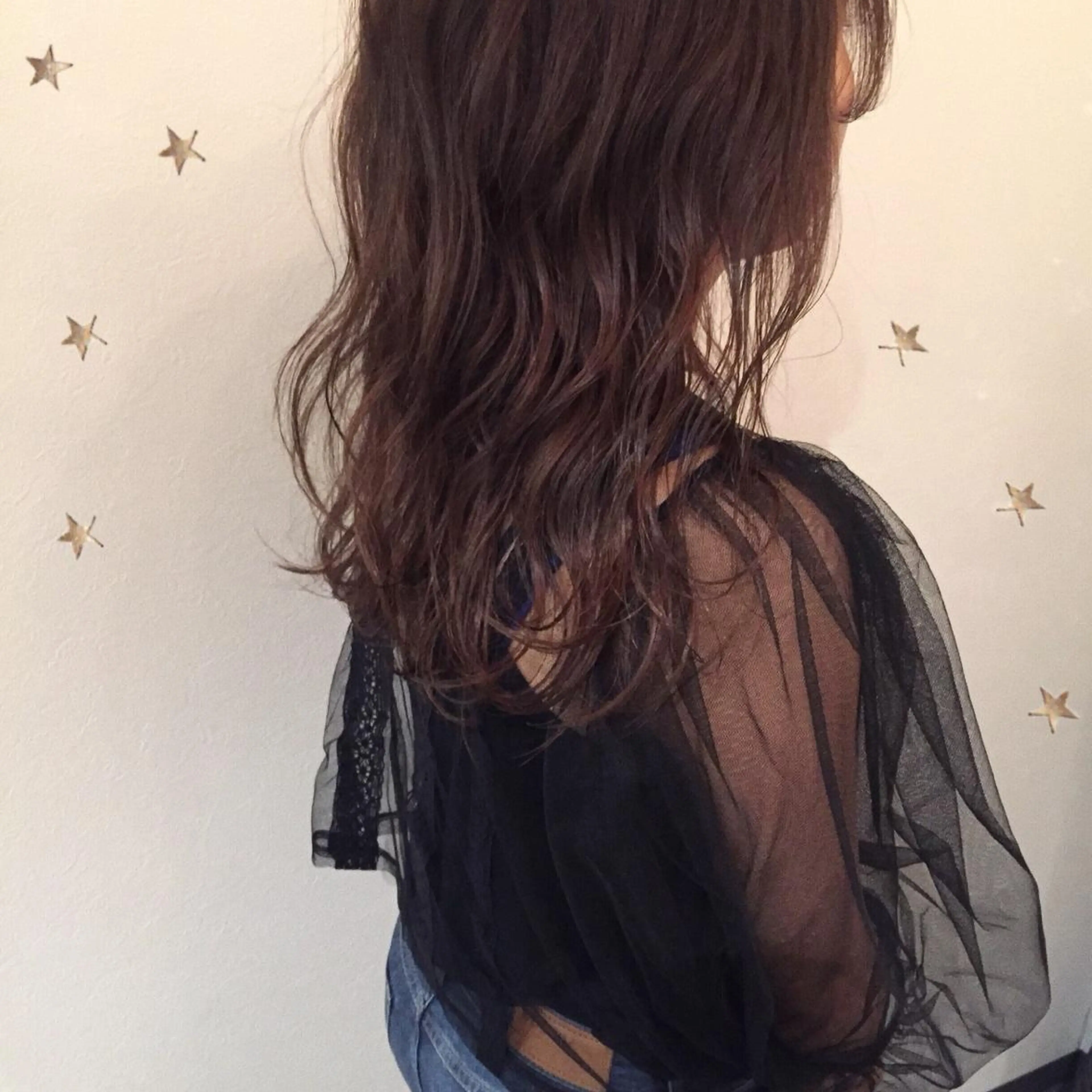 セミロング カラー 市川 千夏のヘアスタイル