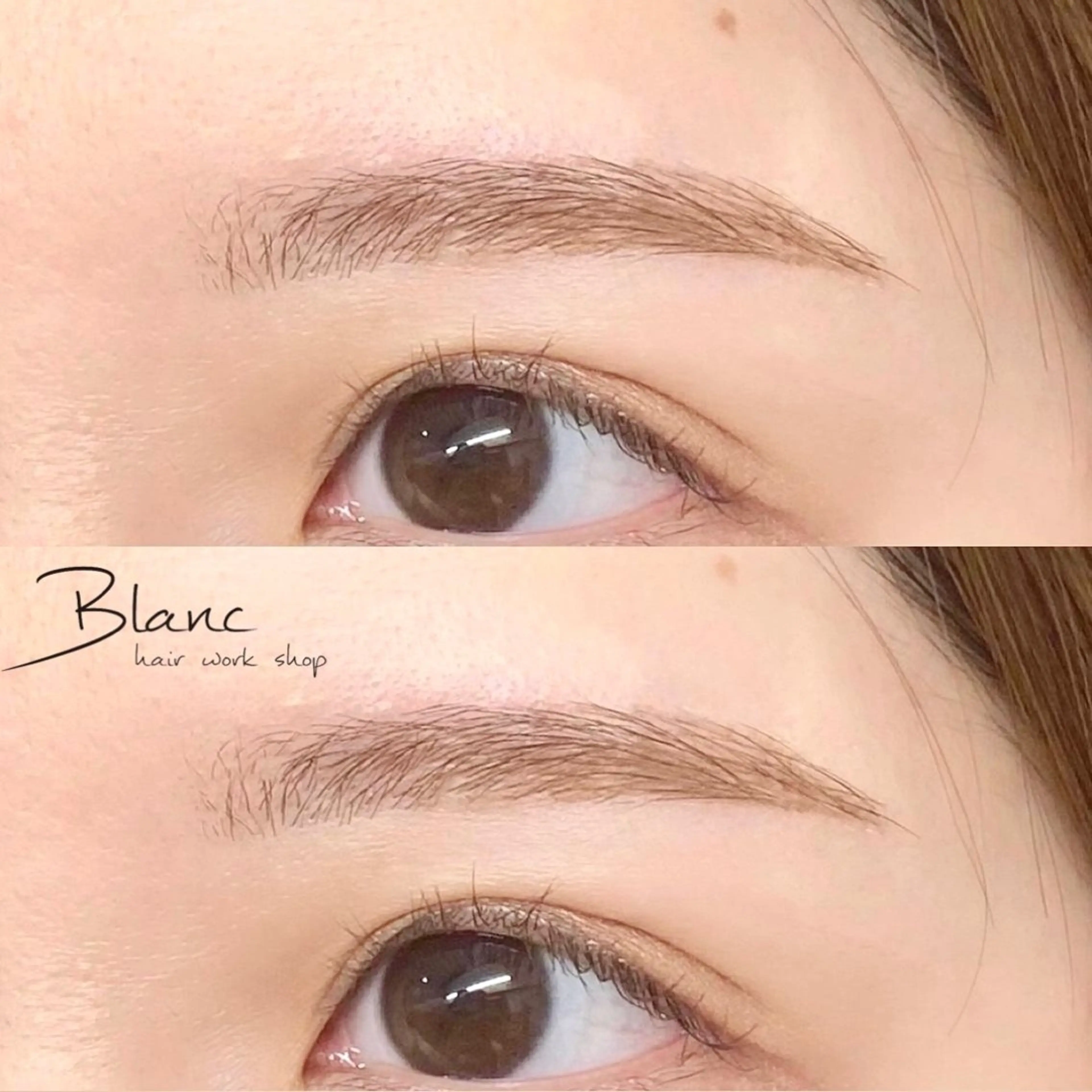 アイブロウ 眉毛ワックス脱毛 Blanc梅田茶屋町 【まつげパーマ・眉】のマツエク・マツパデザイン