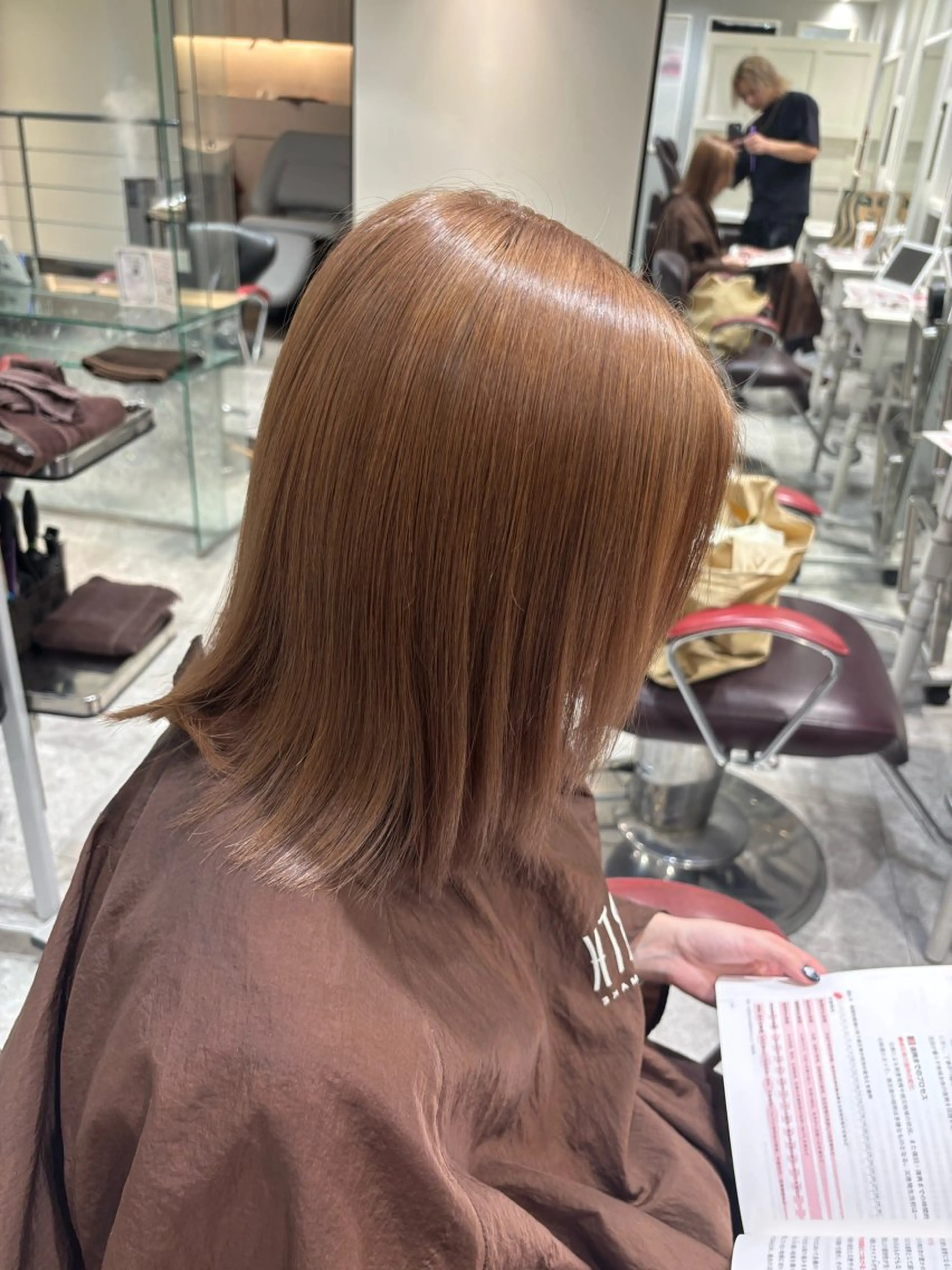 ミディアム カラー ヘアカラー 『ハイトーン特化』✨ 音喜多優也のヘアスタイル